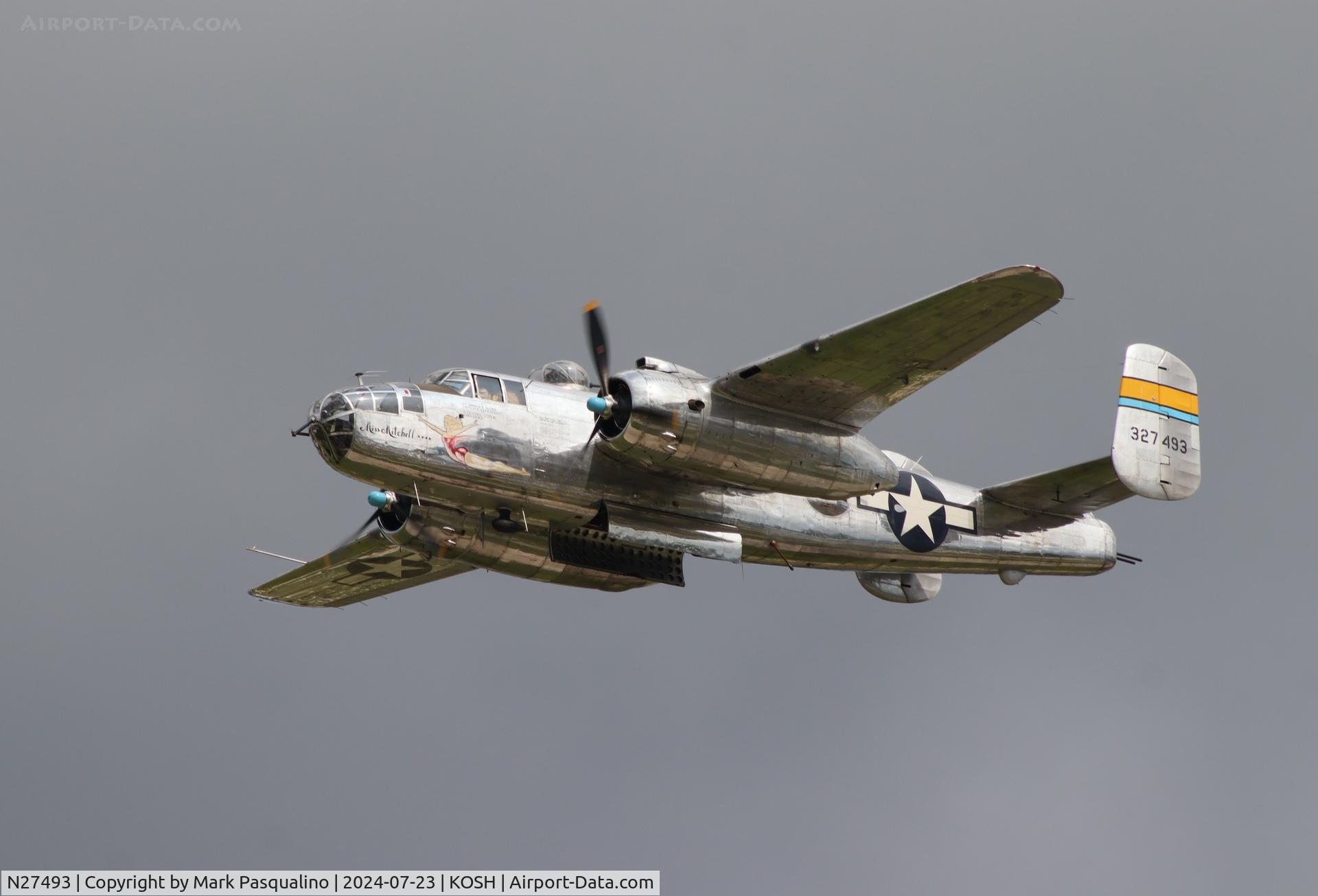 N27493, 1944 North American TB-25K Mitchell C/N 44-29869/108-33144, North American TB-25K