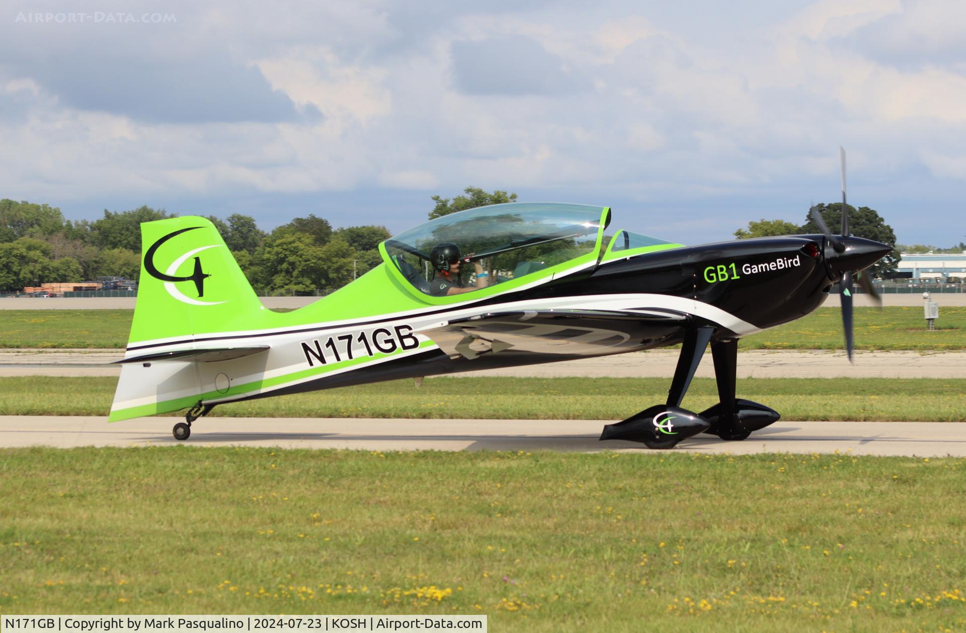N171GB, 2015 Game Composites GBI Gamebird C/N 001, GB1 Gamebird