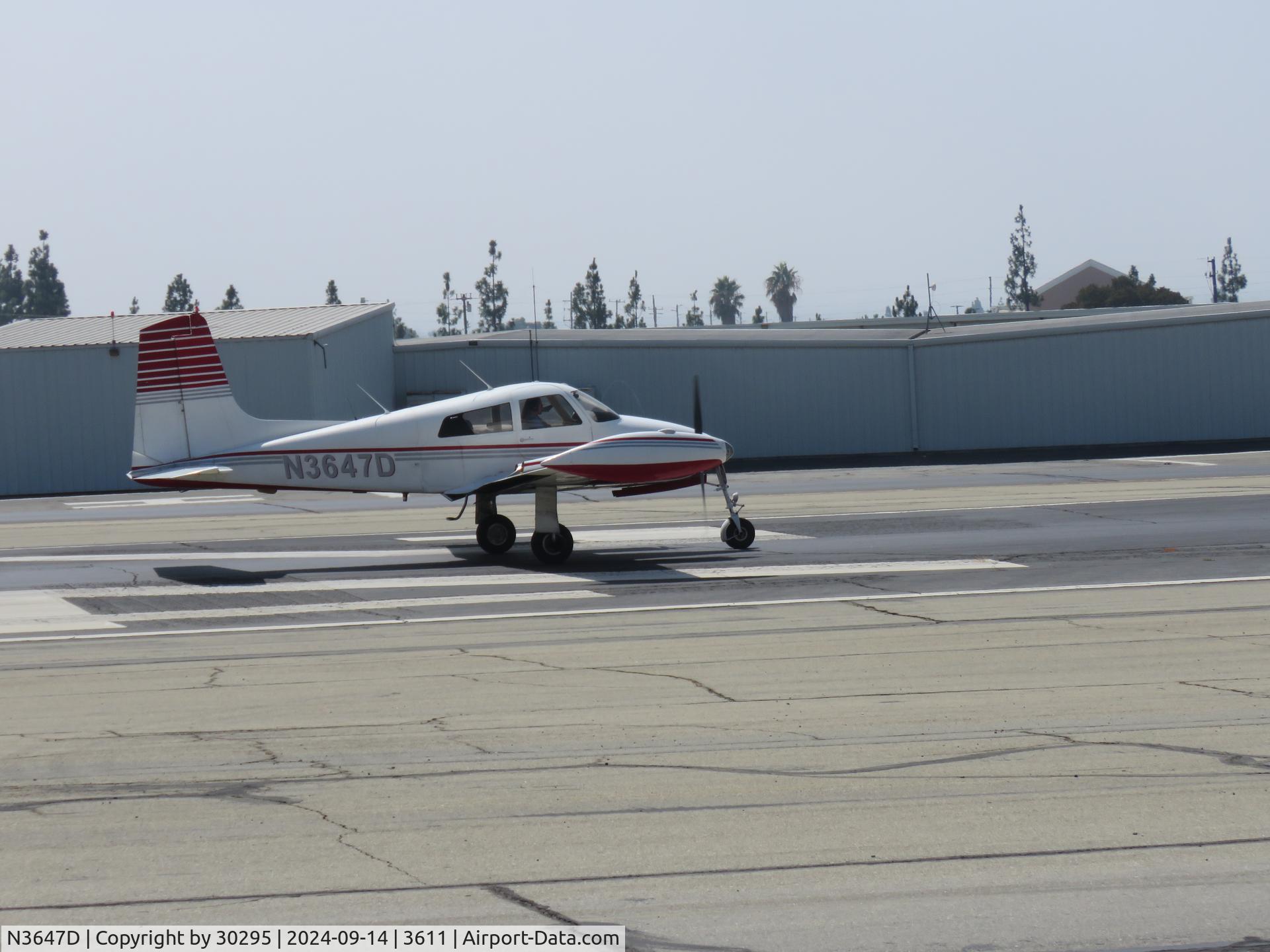 N3647D, 1956 Cessna 310 C/N 35347, Taking off