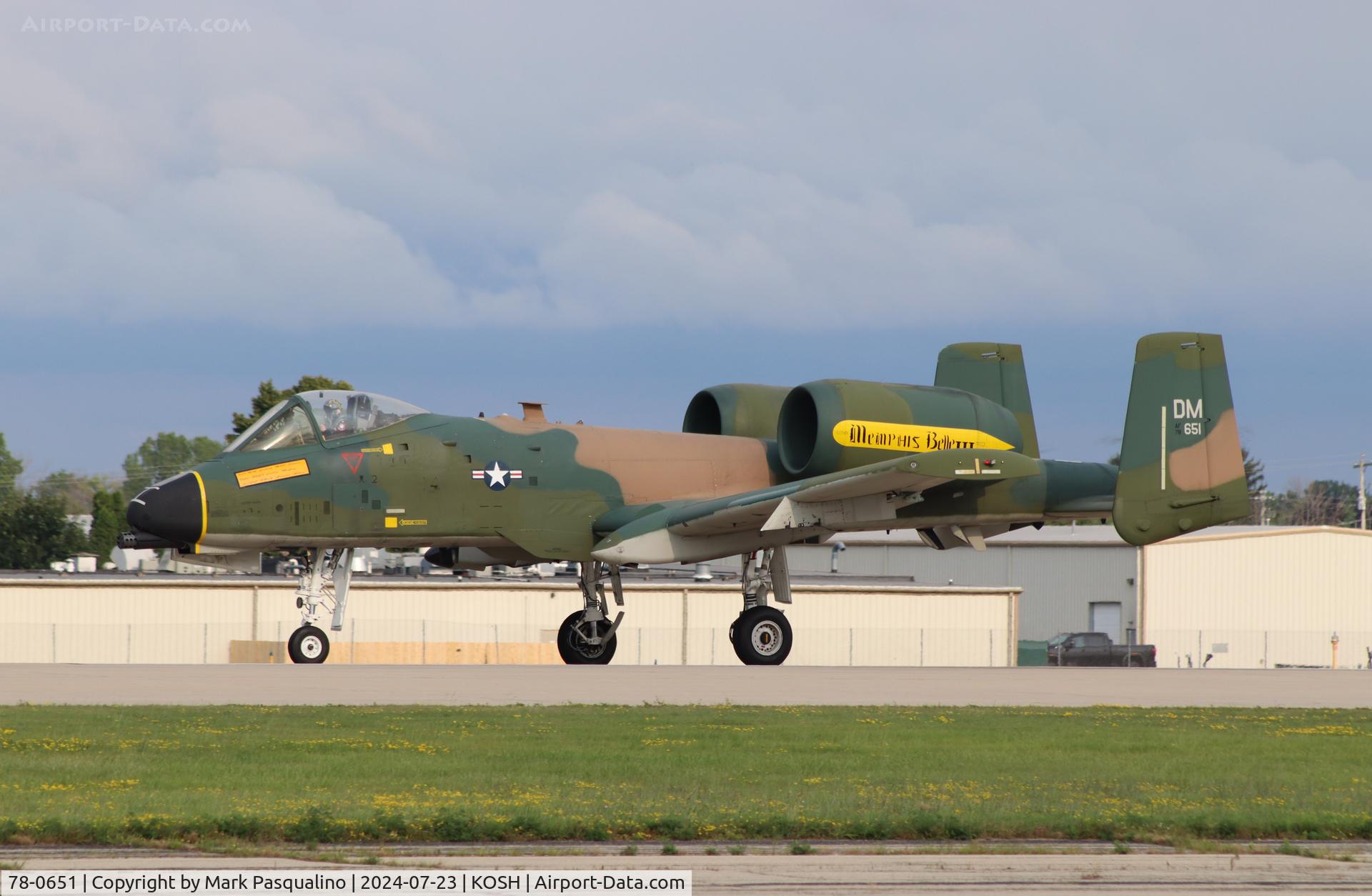 78-0651, 1978 Fairchild Republic A-10C Thunderbolt II C/N A10-0271, Fairchild Republic A-10C Thunderbolt II