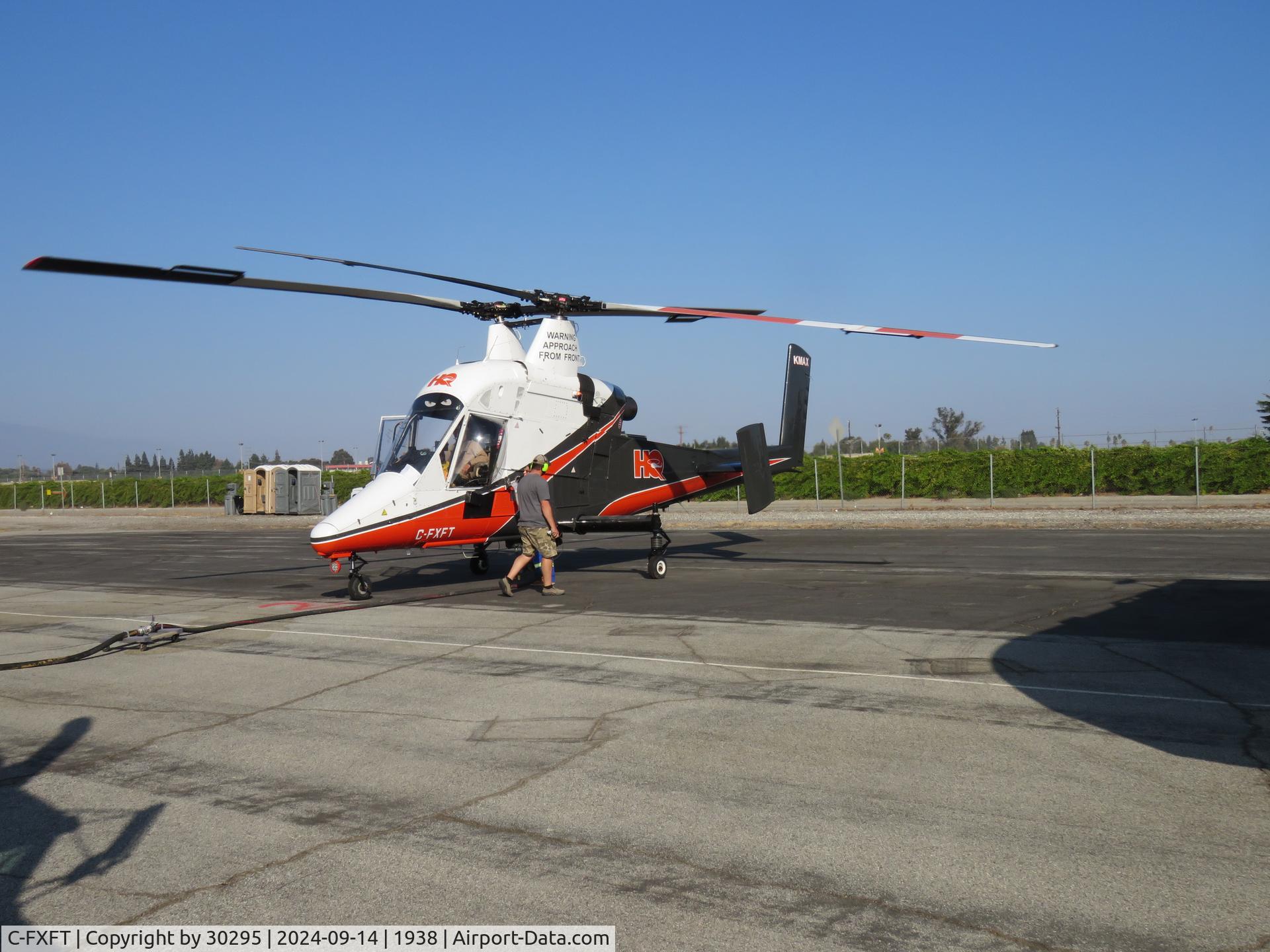 C-FXFT, 1994 Kaman K-1200 K-Max C/N A94-0007, Fueling hot