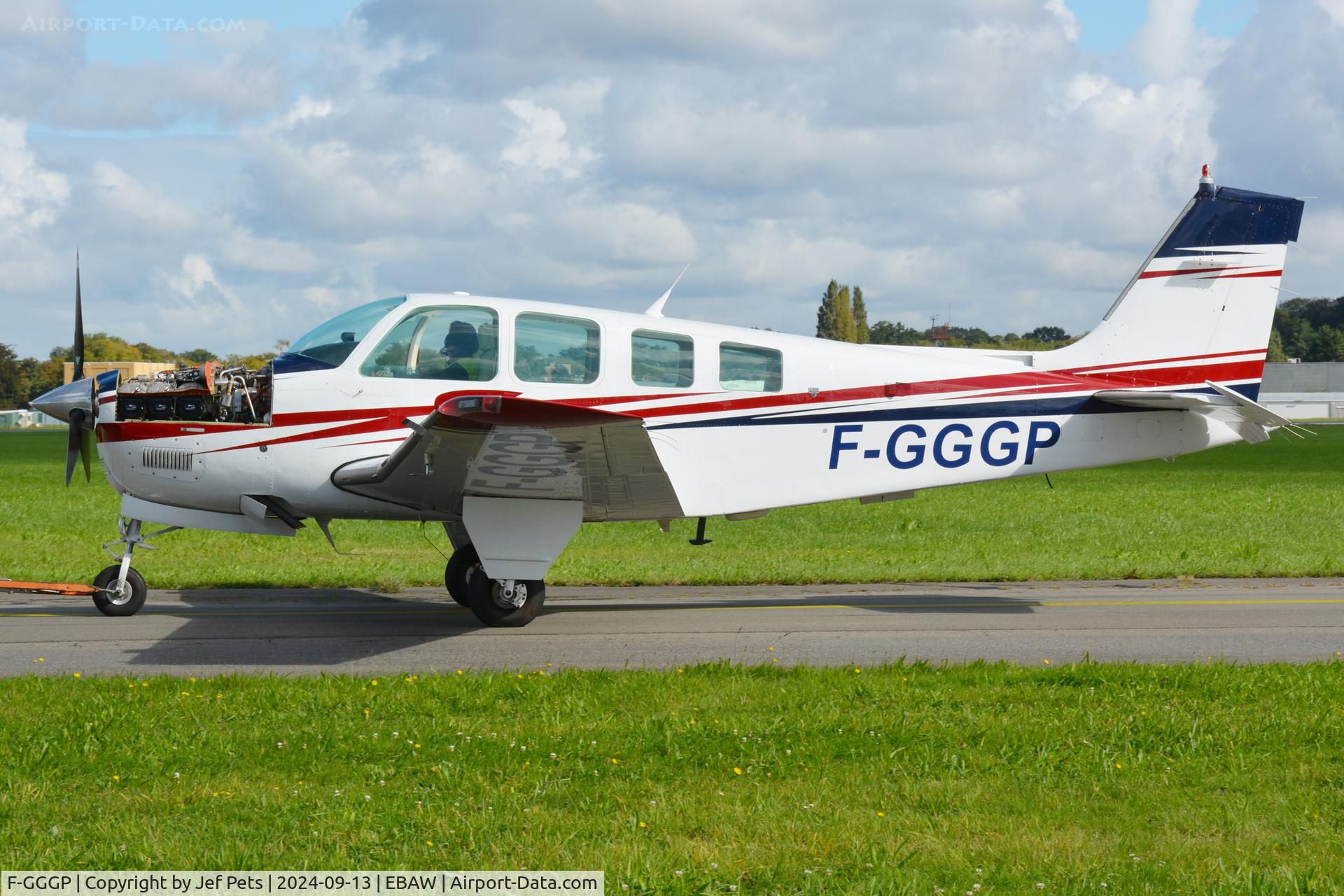 F-GGGP, Beech A36 Bonanza 36 C/N E-2200, At Antwerp Airport.