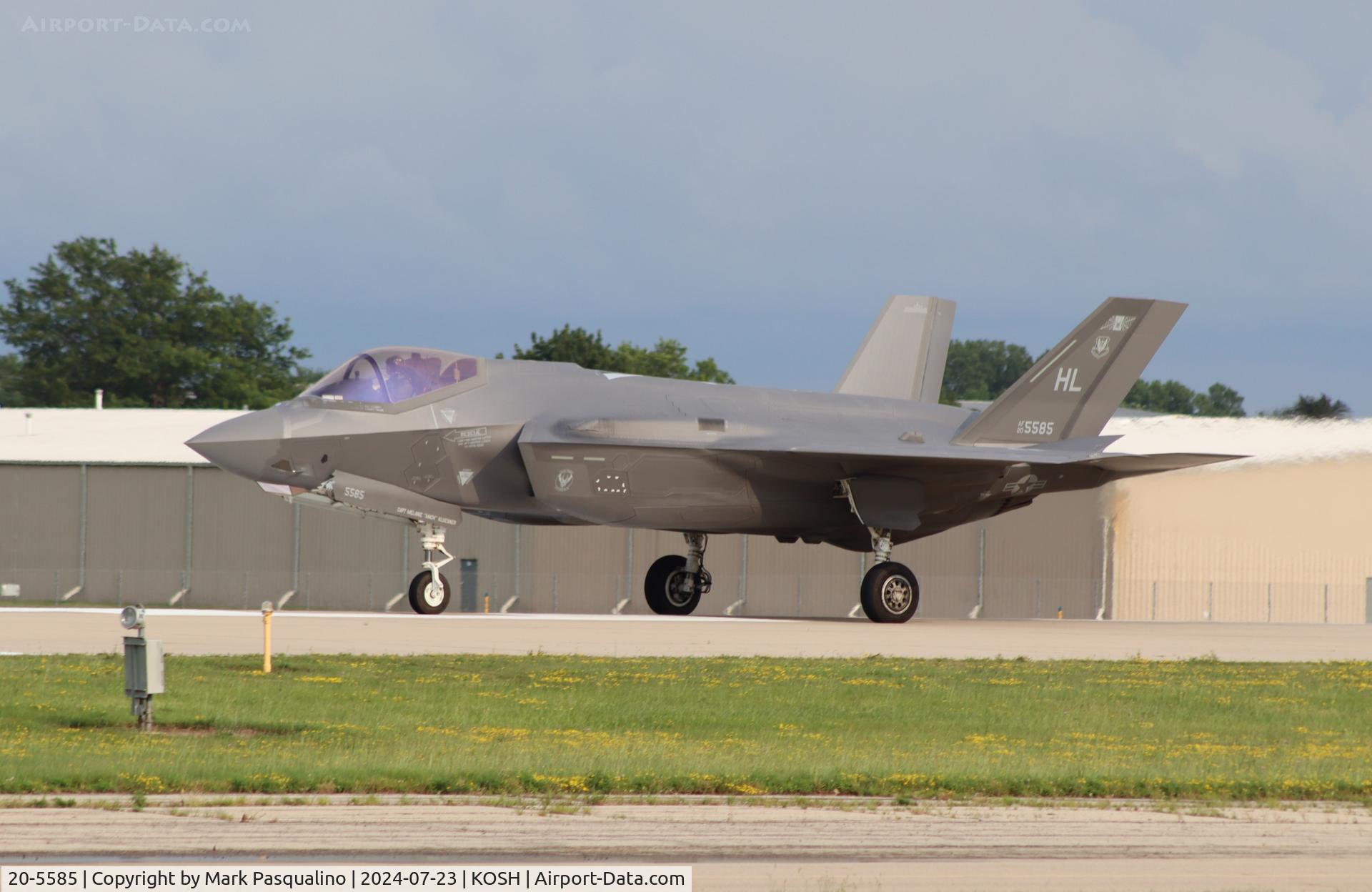 20-5585, 2020 Lockheed Martin F-35A Lightning II C/N AF-345, Lockheed Martin F-35A Lightning II