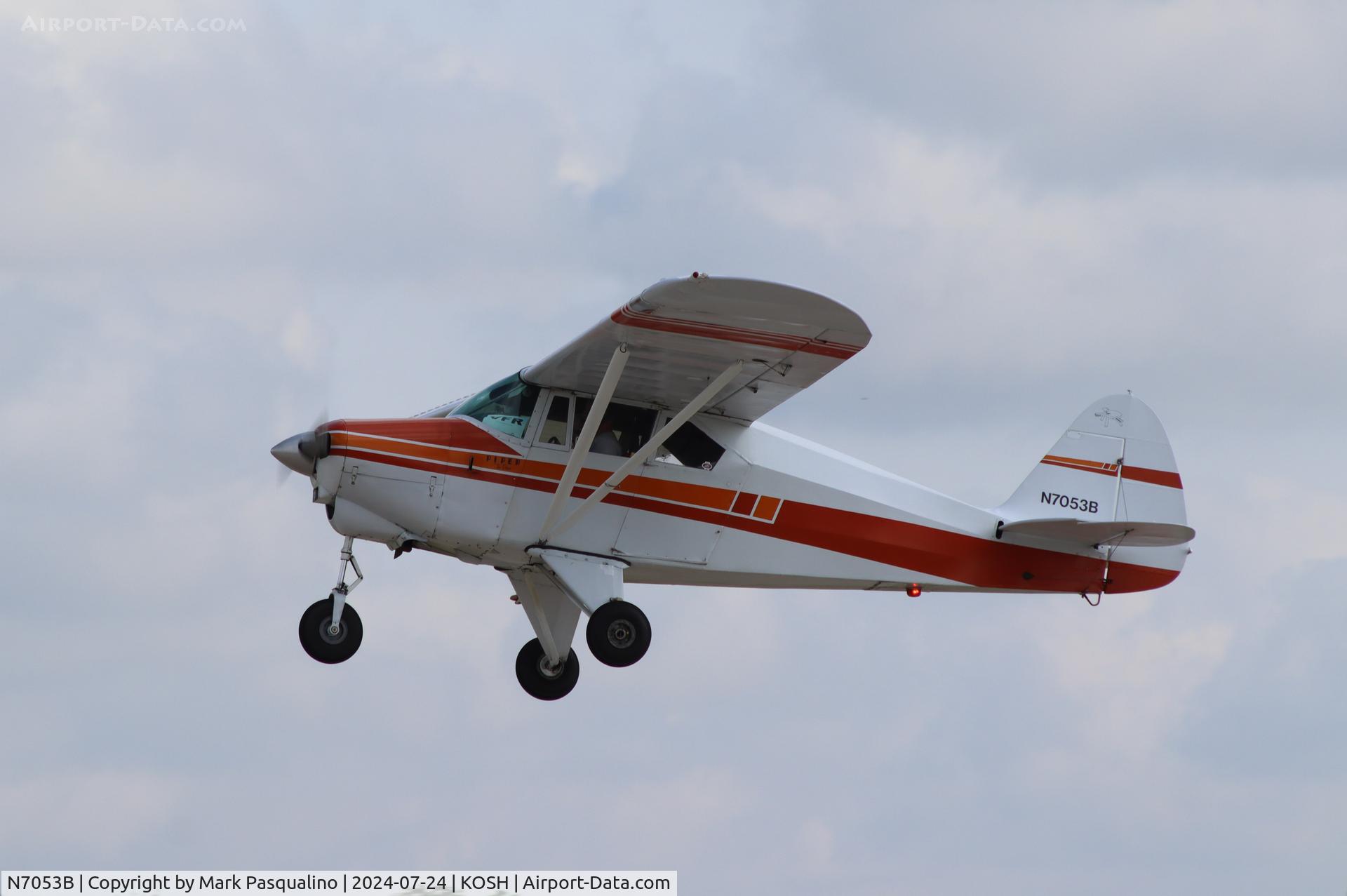 N7053B, 1956 Piper PA-22-150 C/N 22-4307, Piper PA-22-150
