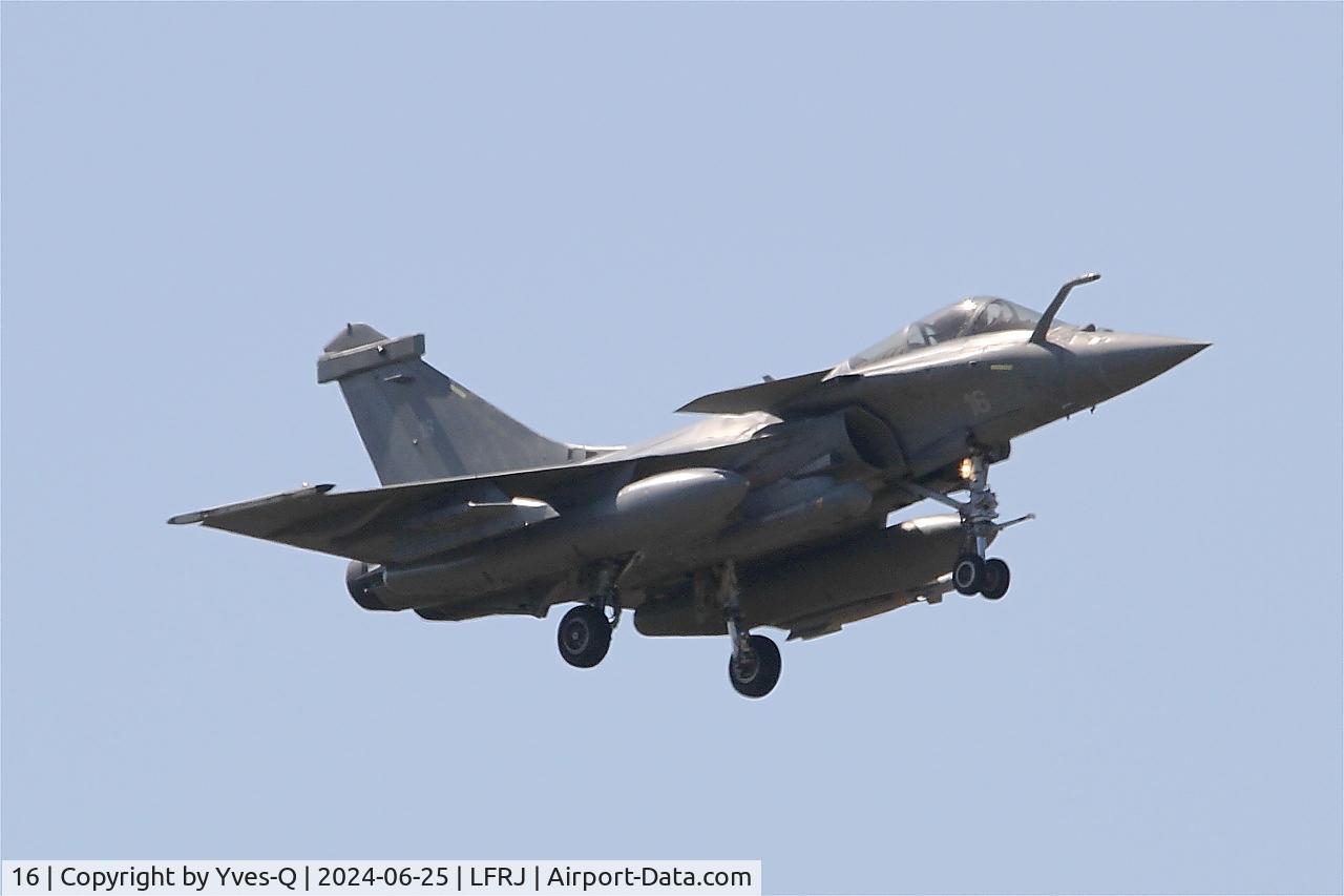 16, Dassault Rafale M C/N 16, Dassault Rafale M, Landivisiau Naval Air Base (LFRJ)
