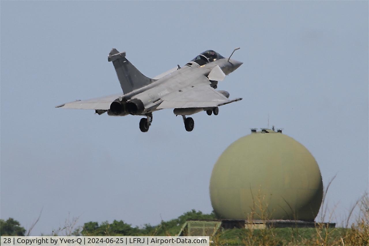 28, Dassault Rafale M C/N 28, Dassault Rafale M, Landivisiau Naval Air Base (LFRJ)