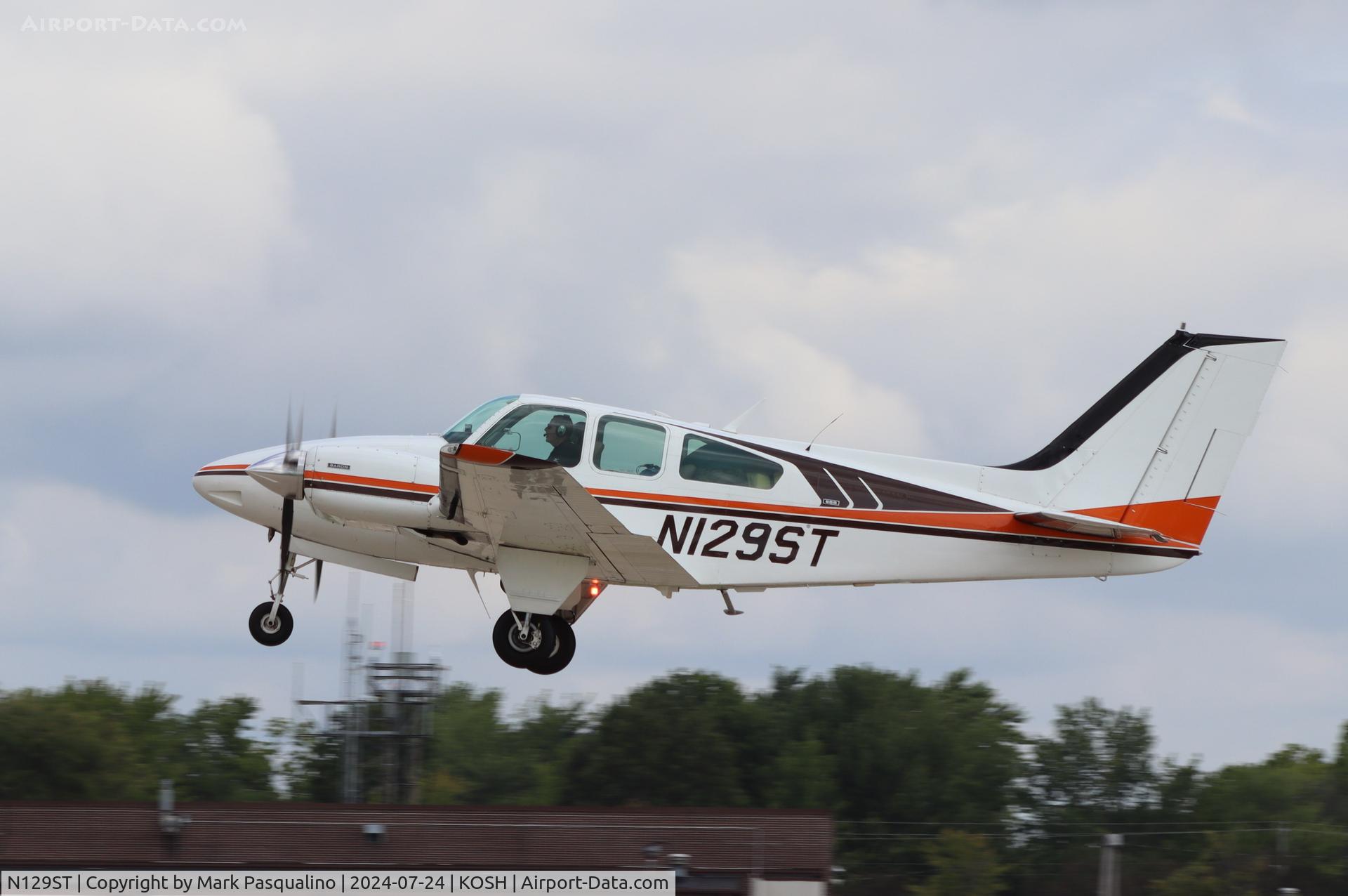N129ST, 1965 Beech 95-B55 (T42A) Baron C/N TC-835, Beech B55