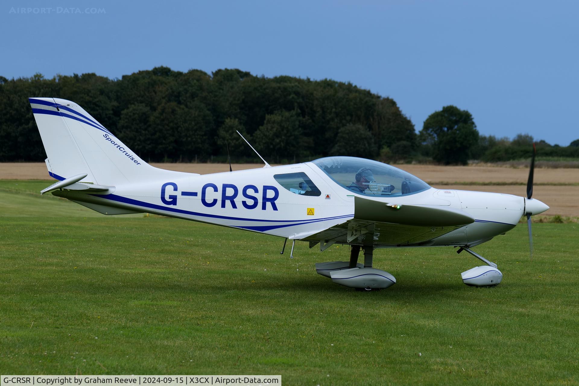G-CRSR, 2011 CZAW SportCruiser C/N P1102001, Departing from Northrepps.