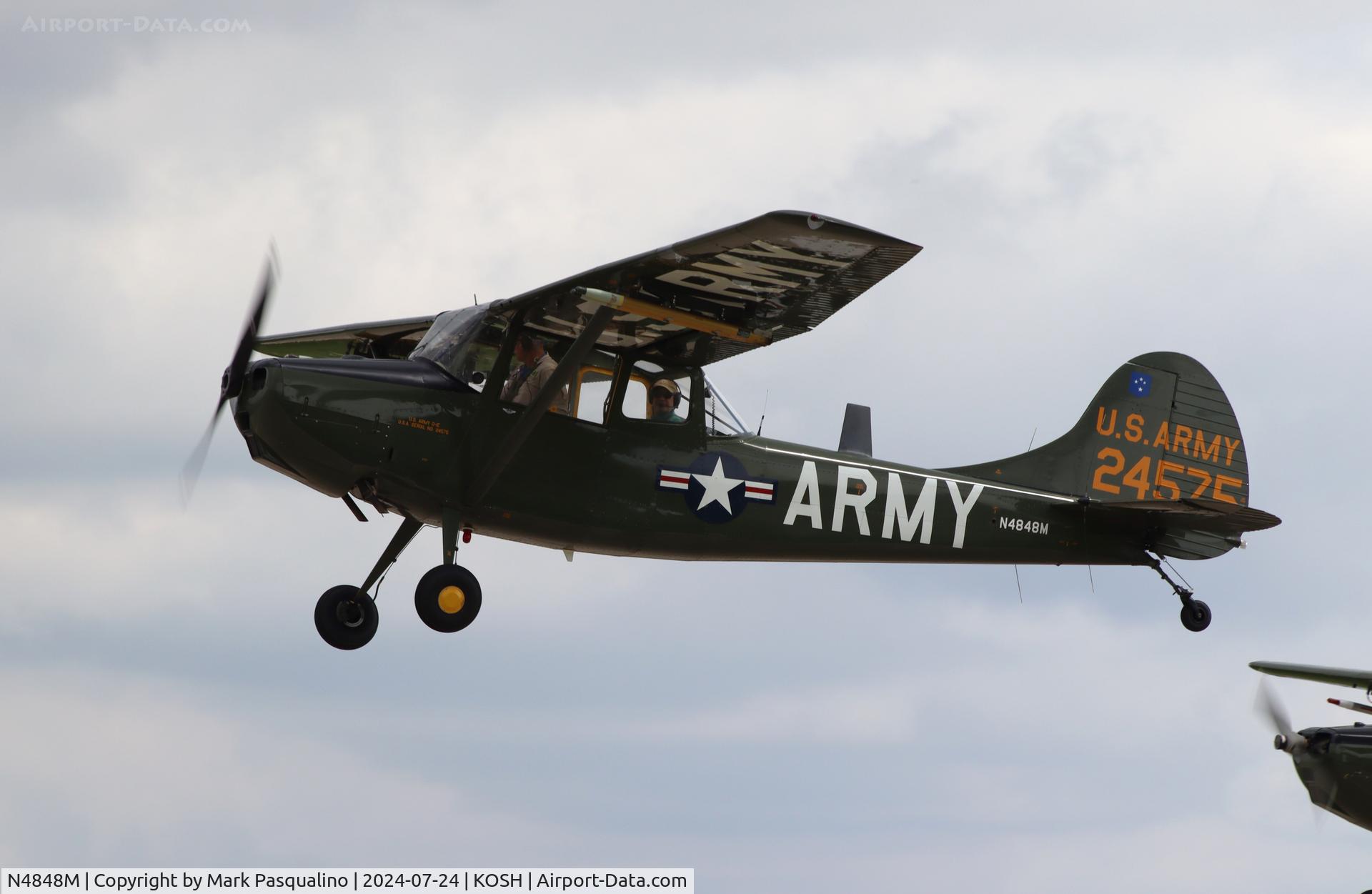 N4848M, Cessna L-19 C/N 24575, Cessna L-19