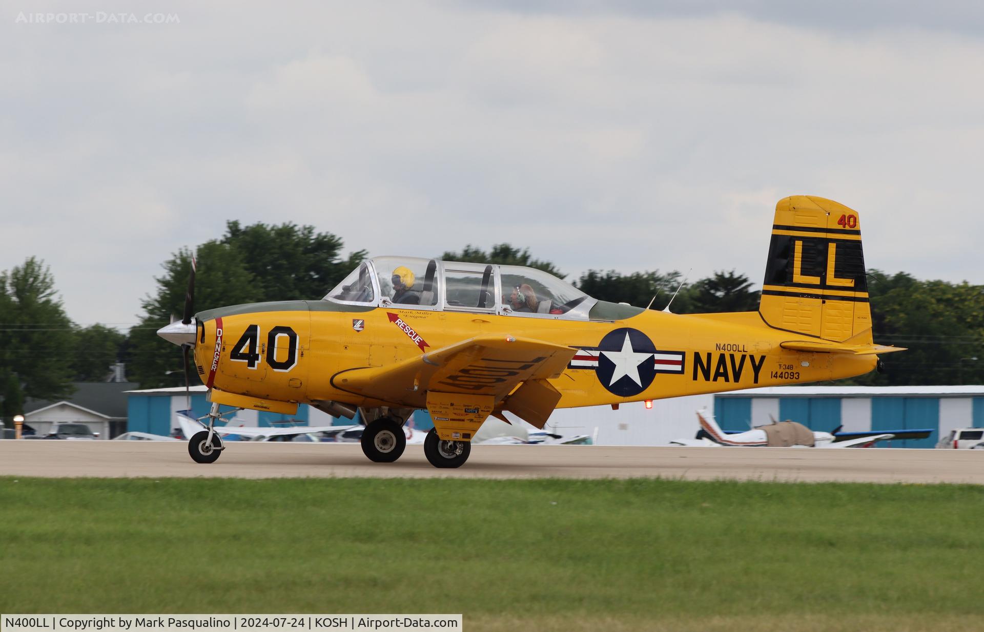 N400LL, 1957 Beech T-34B Mentor C/N BG-400, Beech T-34B