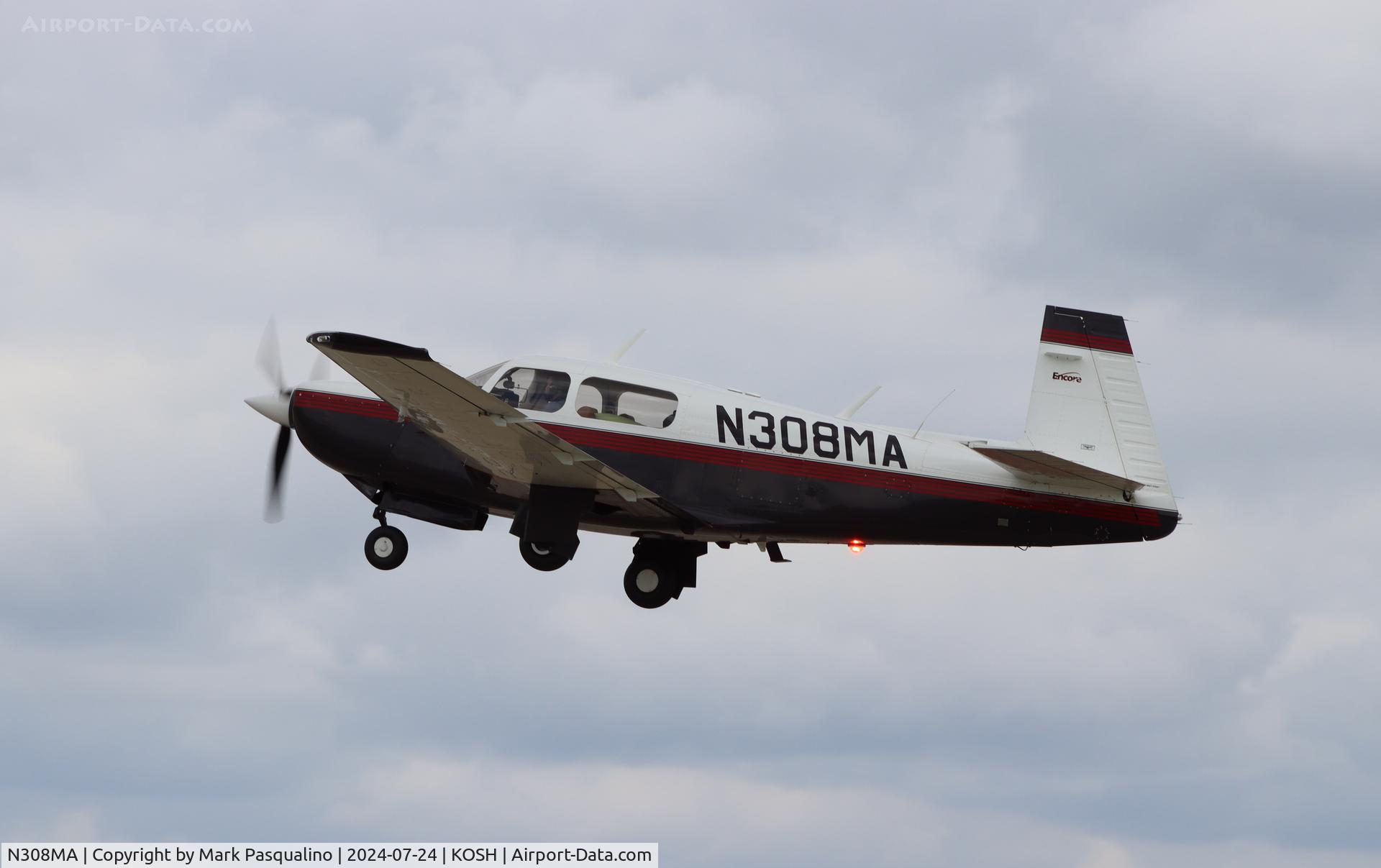 N308MA, 1997 Mooney M20K C/N 25-2008, Mooney M20K