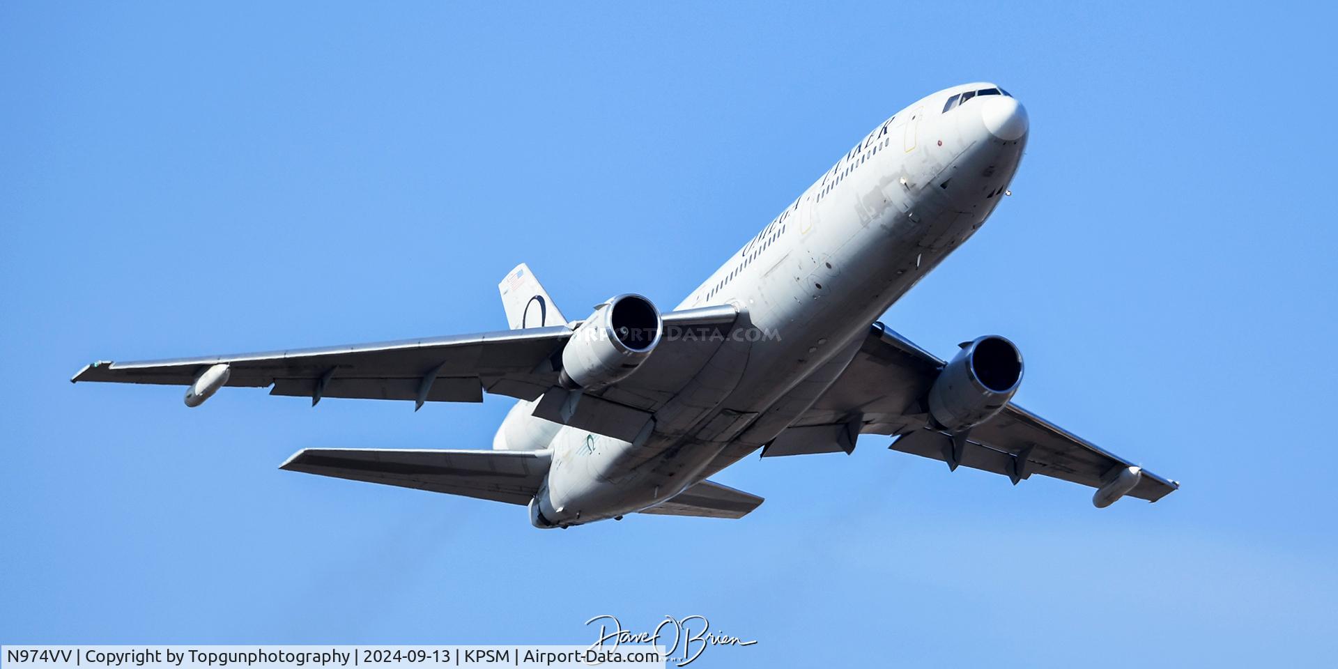 N974VV, 1979 Douglas KDC-10-40l C/N 46974, OME10 lifts off to preform refueling duties over MOA 609 over NY