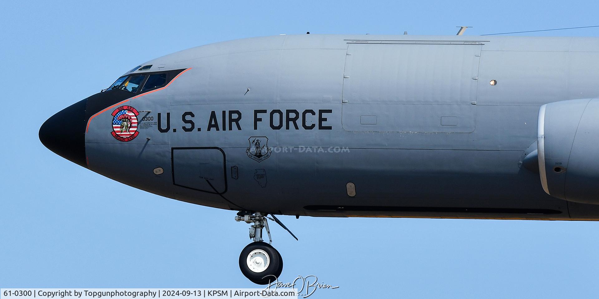 61-0300, 1961 Boeing KC-135R Stratotanker C/N 18207, 906th ARS IL ANG