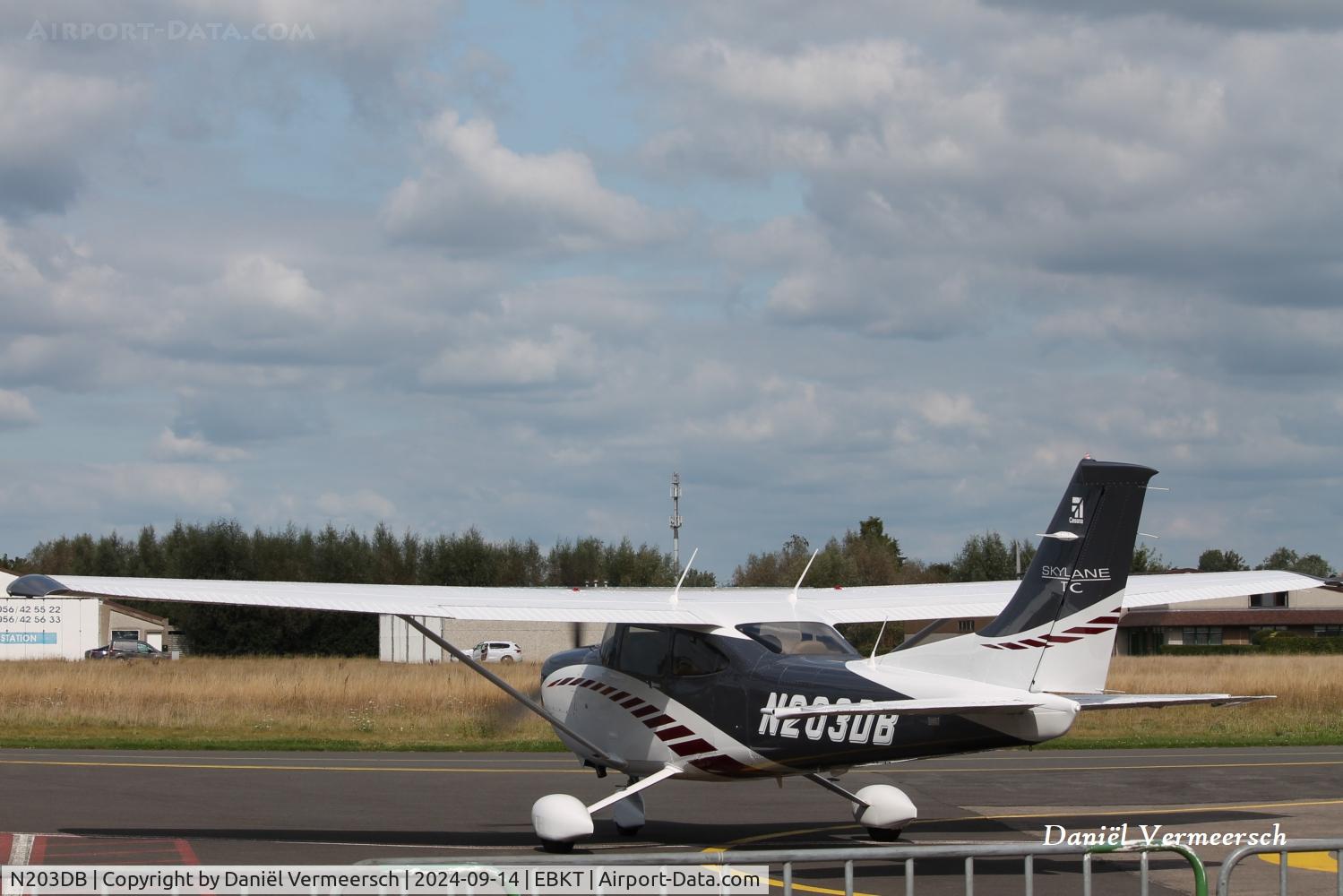 N203DB, 2024 Cessna T182T Turbo Skylane Turbo Skylane C/N T18209130, N203DB at Kortrijk Airport.
