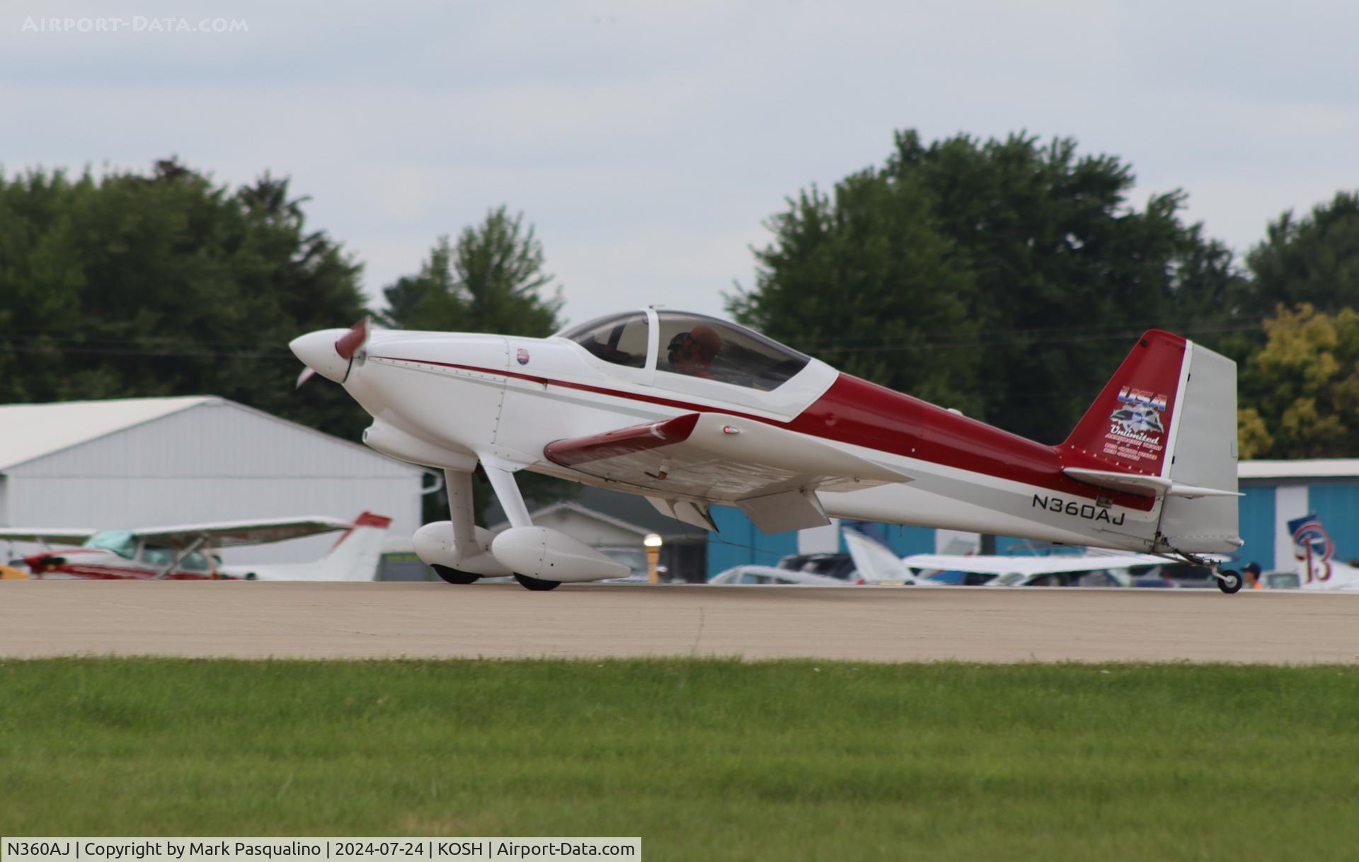 N360AJ, Vans RV-6 C/N 25089, Vans RV-6