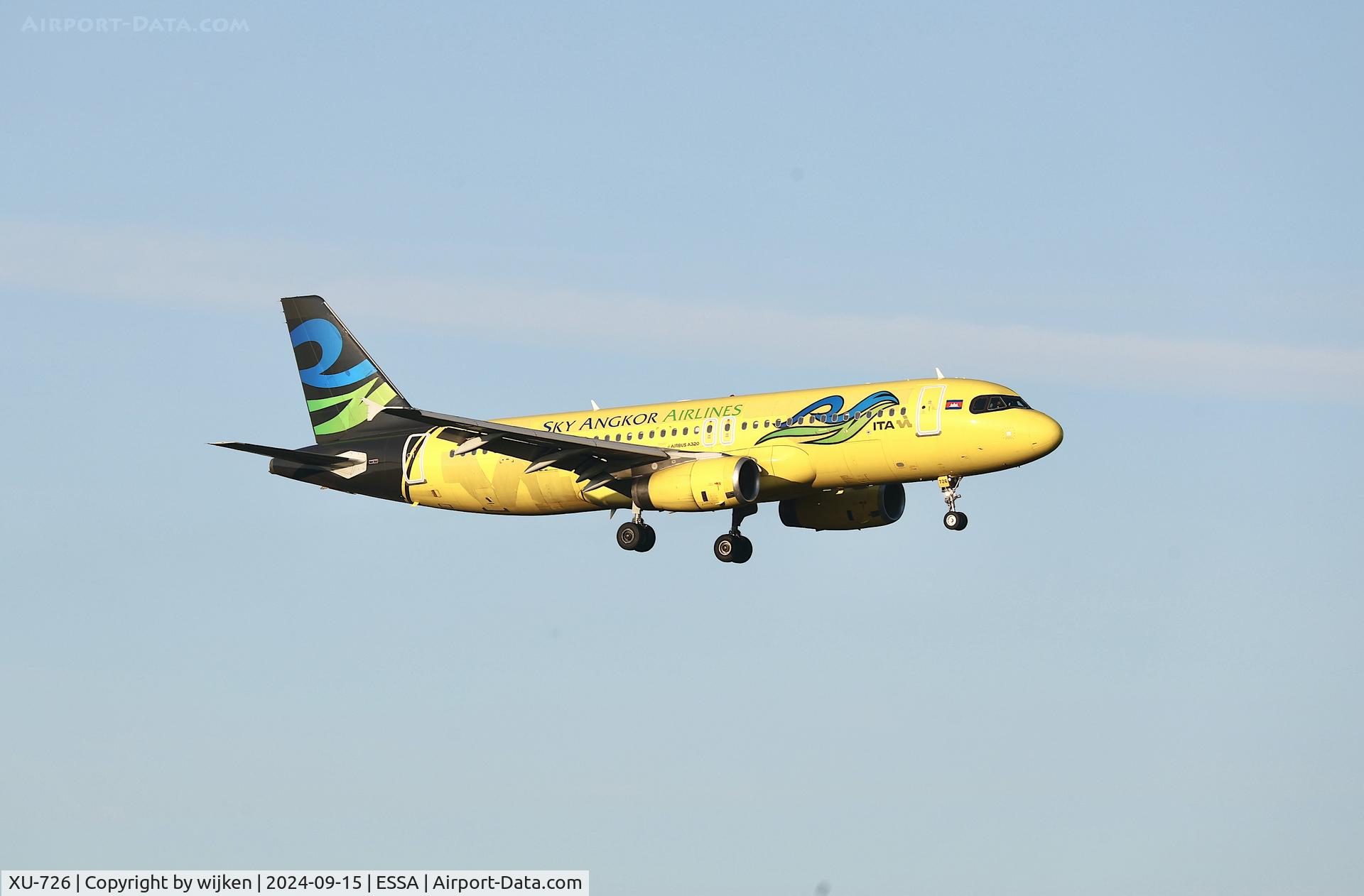 XU-726, 2009 Airbus A320-232 C/N 3748, Rwy 01L