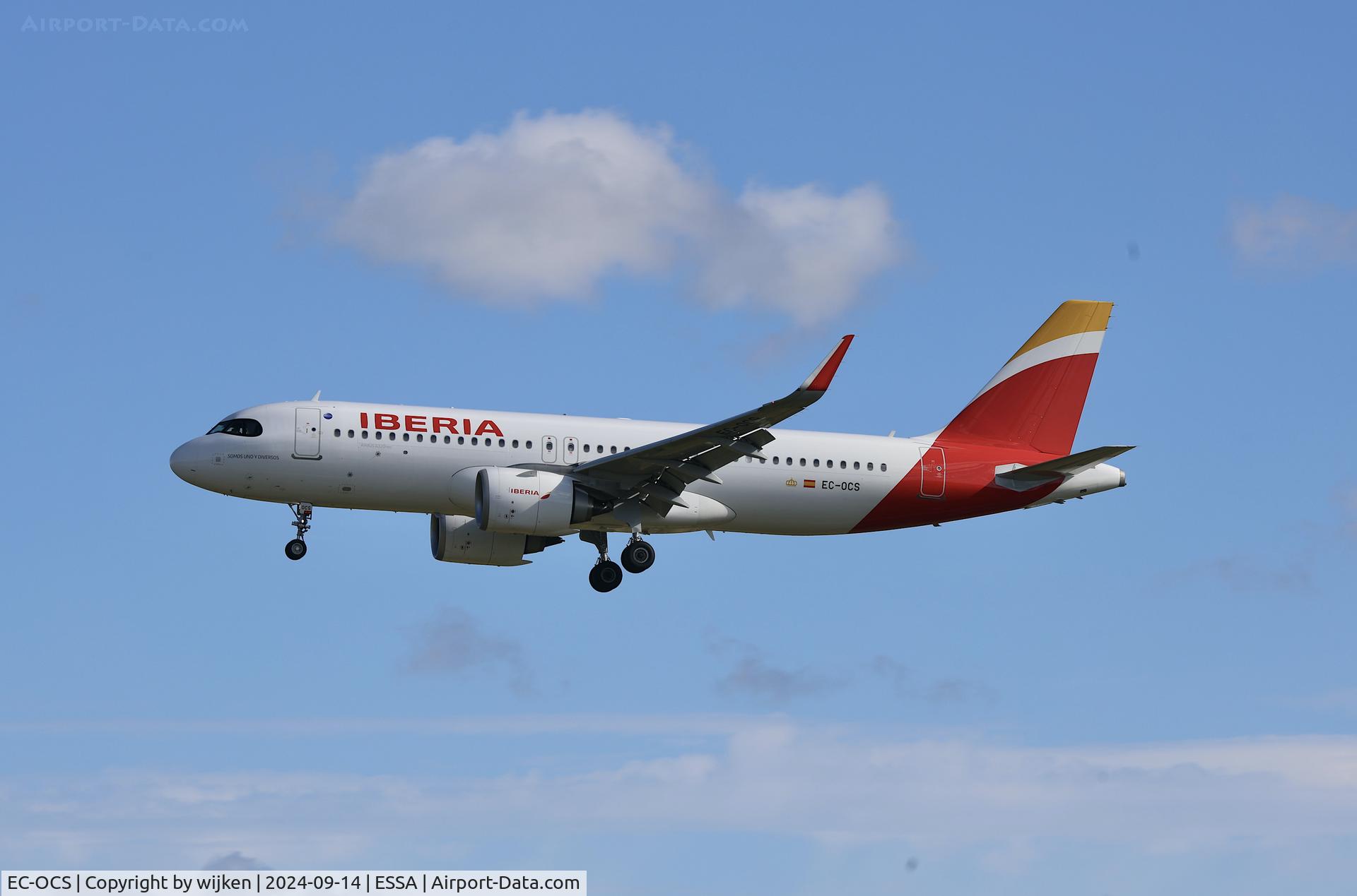 EC-OCS, 2023 Airbus A320-251N C/N 11716, Rwy 01L