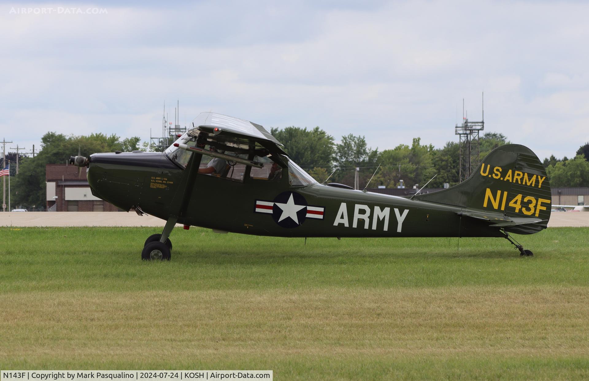N143F, 1953 Cessna L-19E Bird Dog Bird Dog C/N 23488, Cessna L-19E