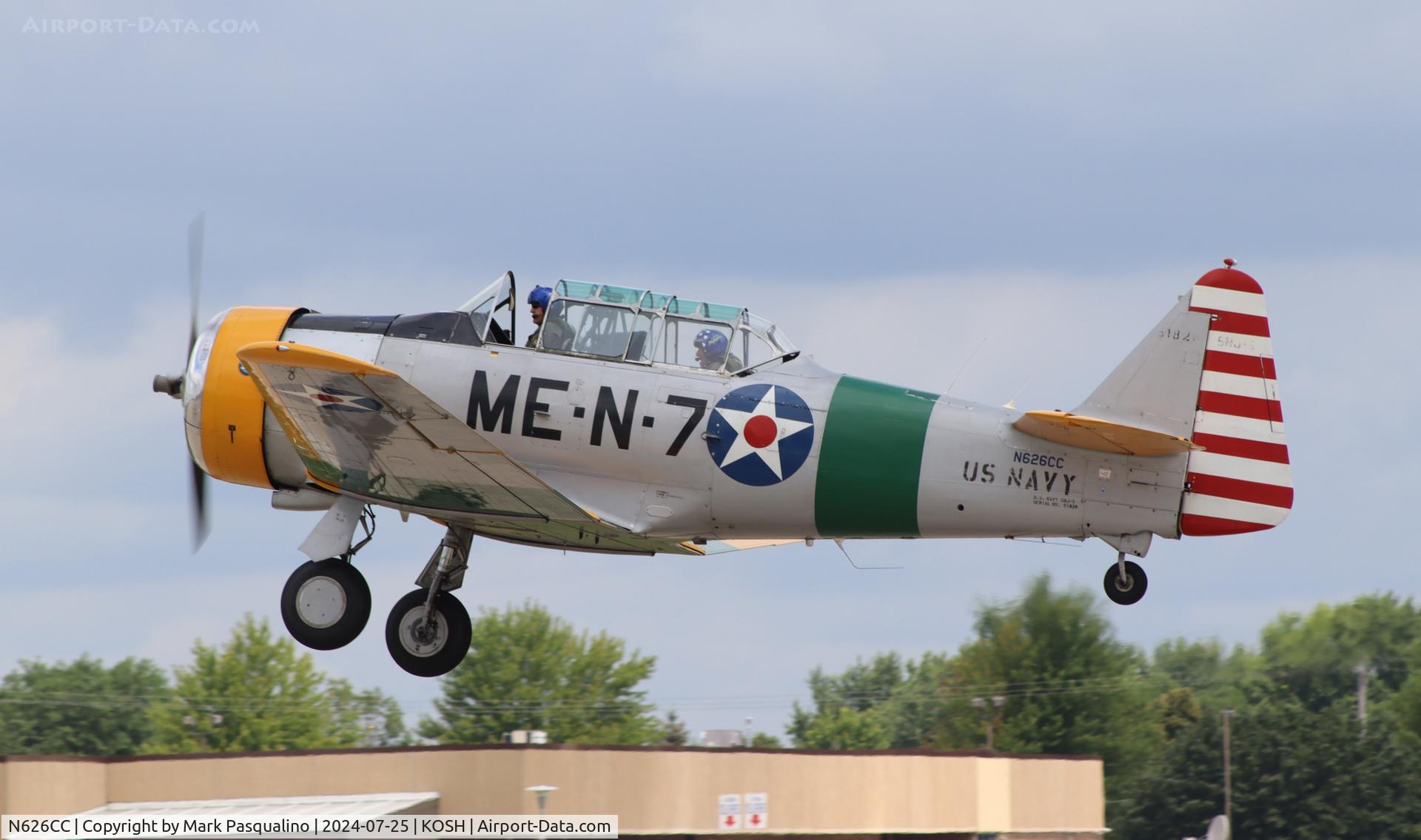 N626CC, North American SNJ-5 Texan C/N 51828, North American SNJ-5