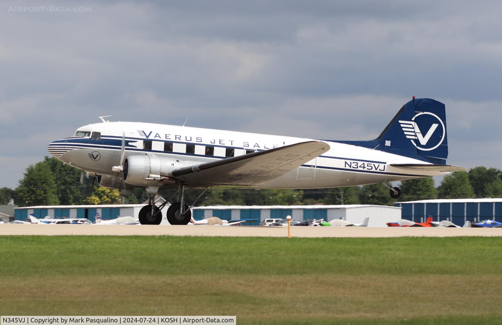 N345VJ, 1945 Douglas DC3C C/N 34378, Douglas DC-3C