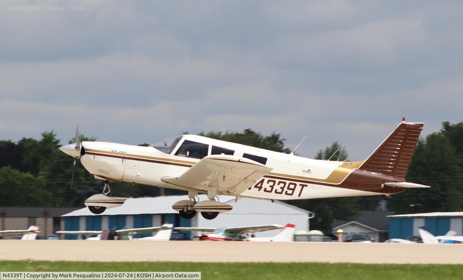 N4339T, 1971 Piper PA-32-260 Cherokee Six C/N 32-7200018, Piper PA-32-260