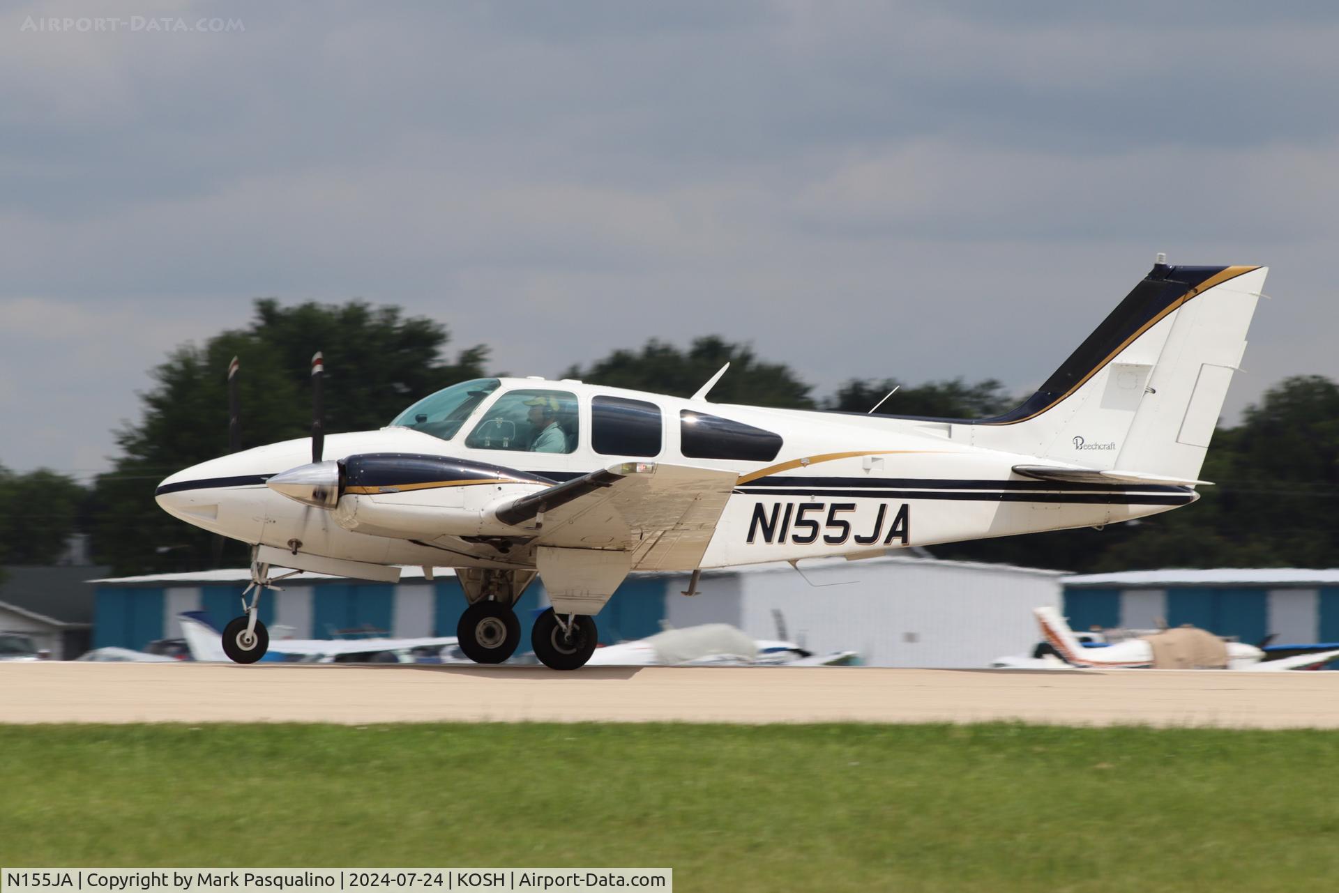 N155JA, 1976 Beech 95-B55 (T42A) Baron C/N TC-1993, Beech B55