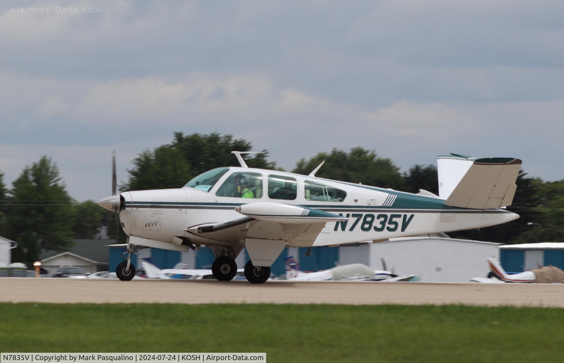 N7835V, 1978 Beech V35B Bonanza C/N D-10155, Beech V35B