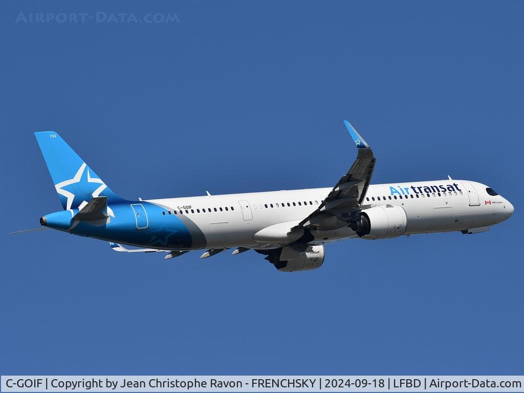 C-GOIF, 2019 Airbus A321-271NX C/N 8876, Bordeaux (BOD)	Montreal (YUL)	TS517