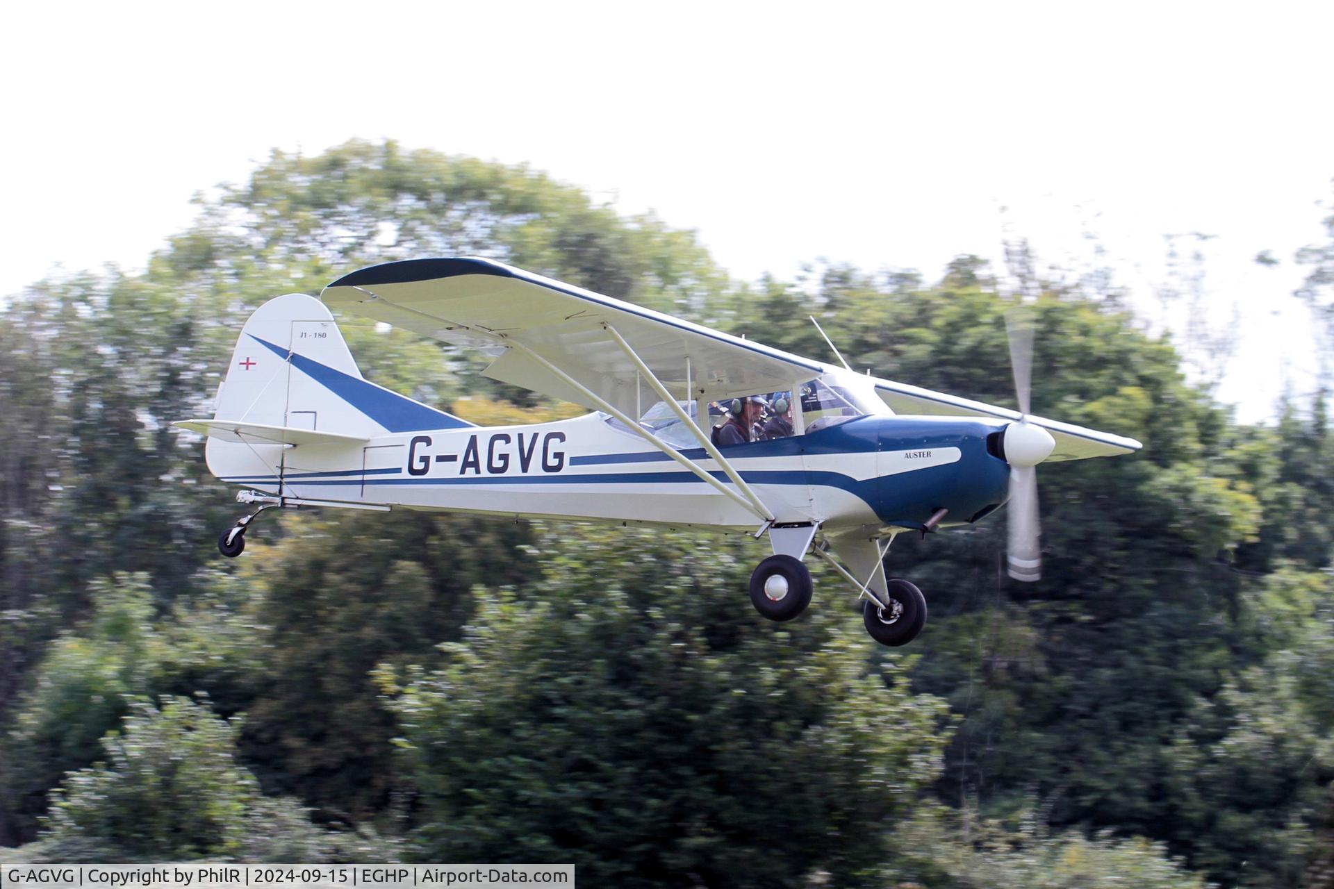G-AGVG, 1945 Auster J-1 Autocrat C/N 1858, G-AGVG 1945 Auster 5J1 (Modified) Autocrat Popham 15.09.24 (2)
