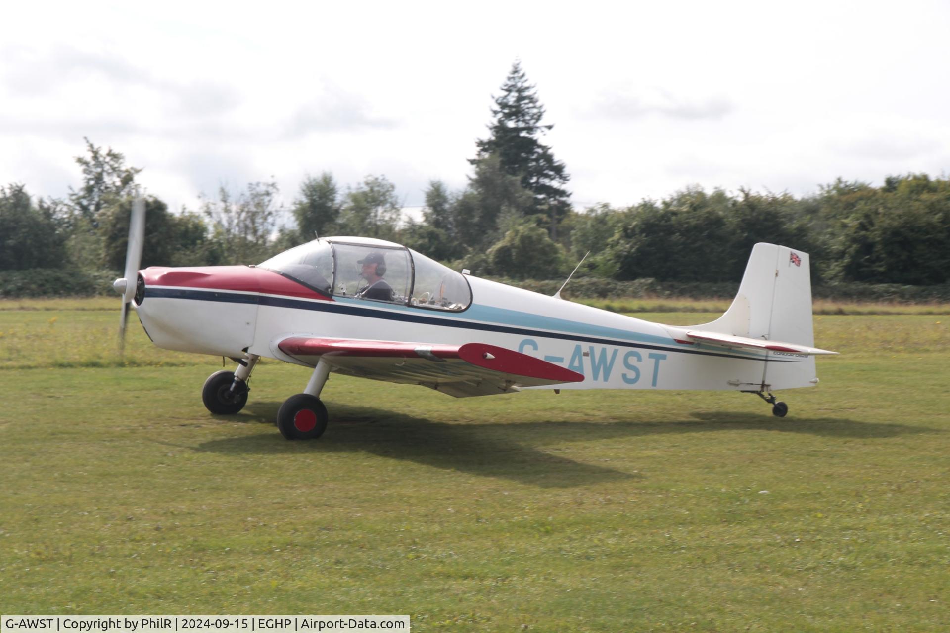 G-AWST, 1969 Rollason Druine D-62B Condor C/N RAE/637, G-AWST 1969 Rollason Druine D.62B Condor Popham