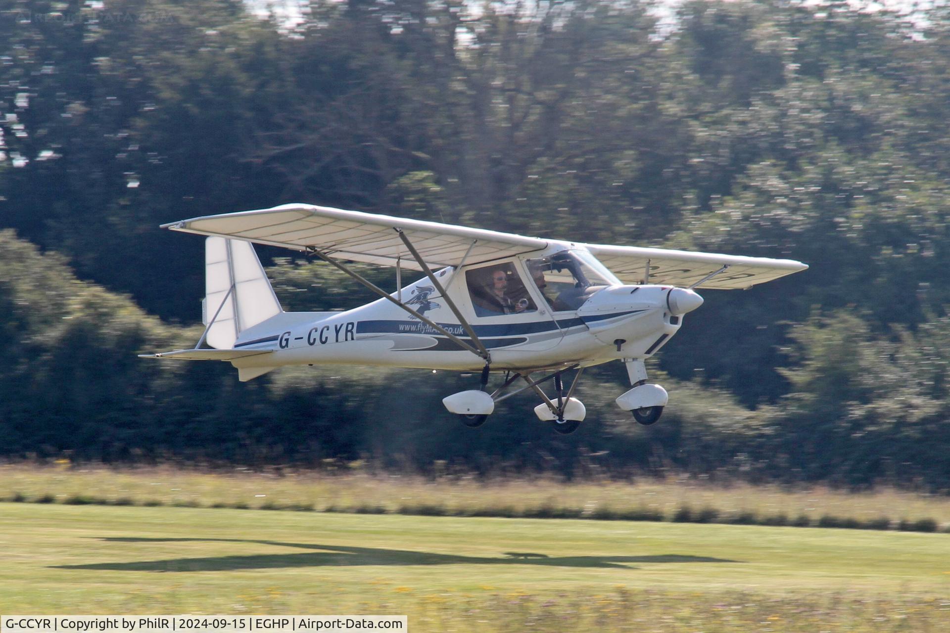 G-CCYR, 2004 Comco Ikarus C42 FB80 C/N 0408-6612, G-CCYR 2004 Fly Buy Ultralights Ikarus C42 FB80 Popham