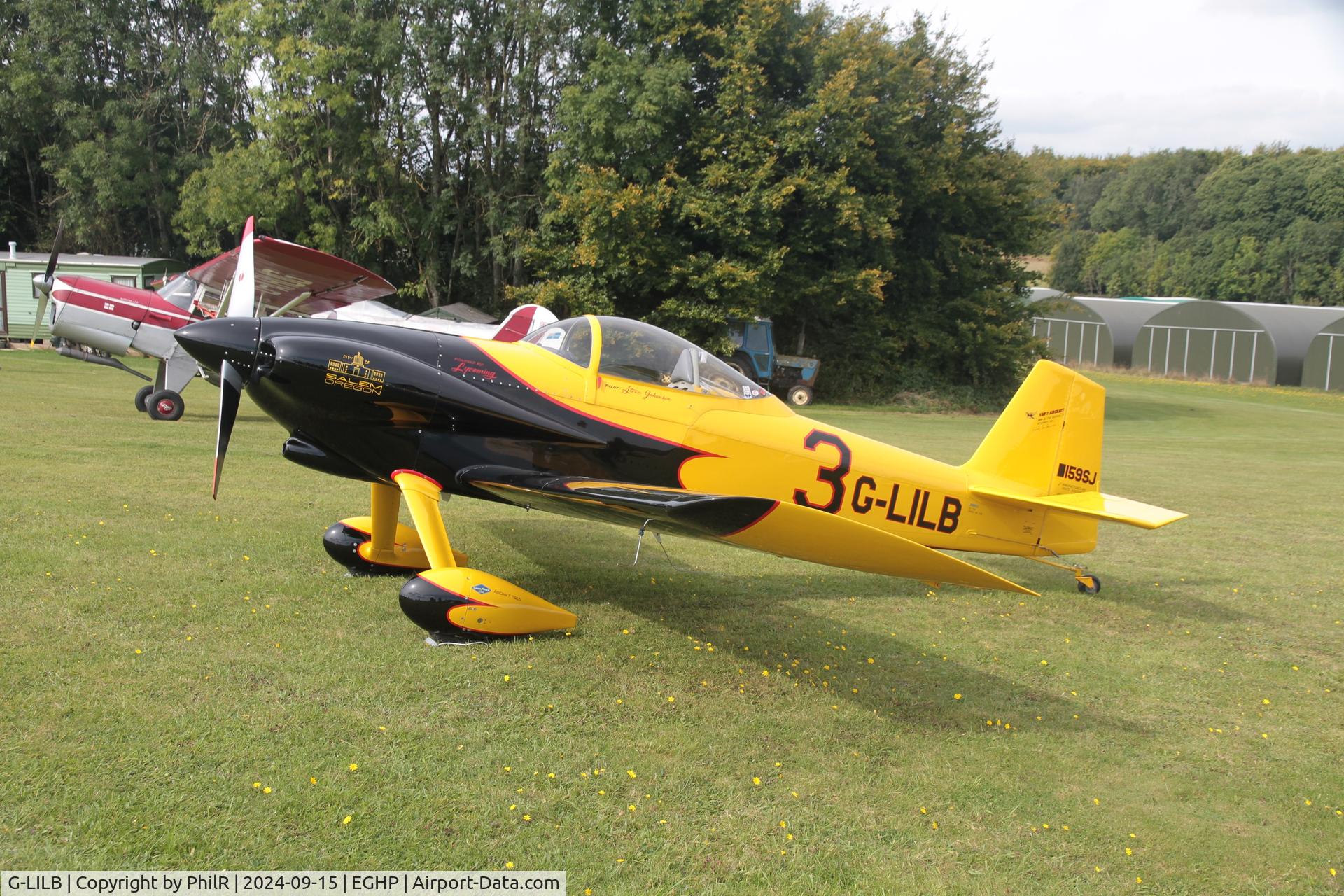 G-LILB, 2007 Vans RV-3B C/N 10159, G-LILB 2007 VANS RV-3B Popham