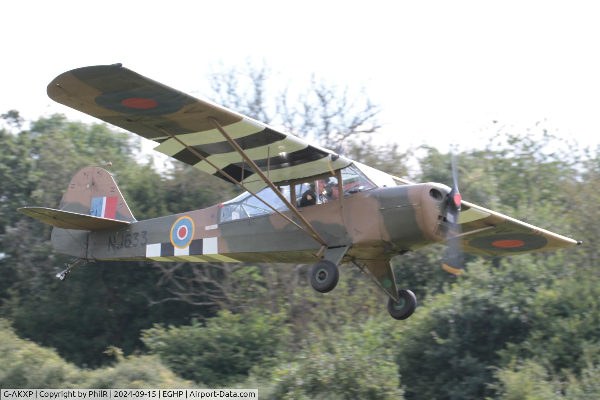 G-AKXP, 1944 Taylorcraft J Auster 5 C/N 1017, NJ633 (G-AKXP) 1944 Taylorcraft Auster 5 Alpha Popham