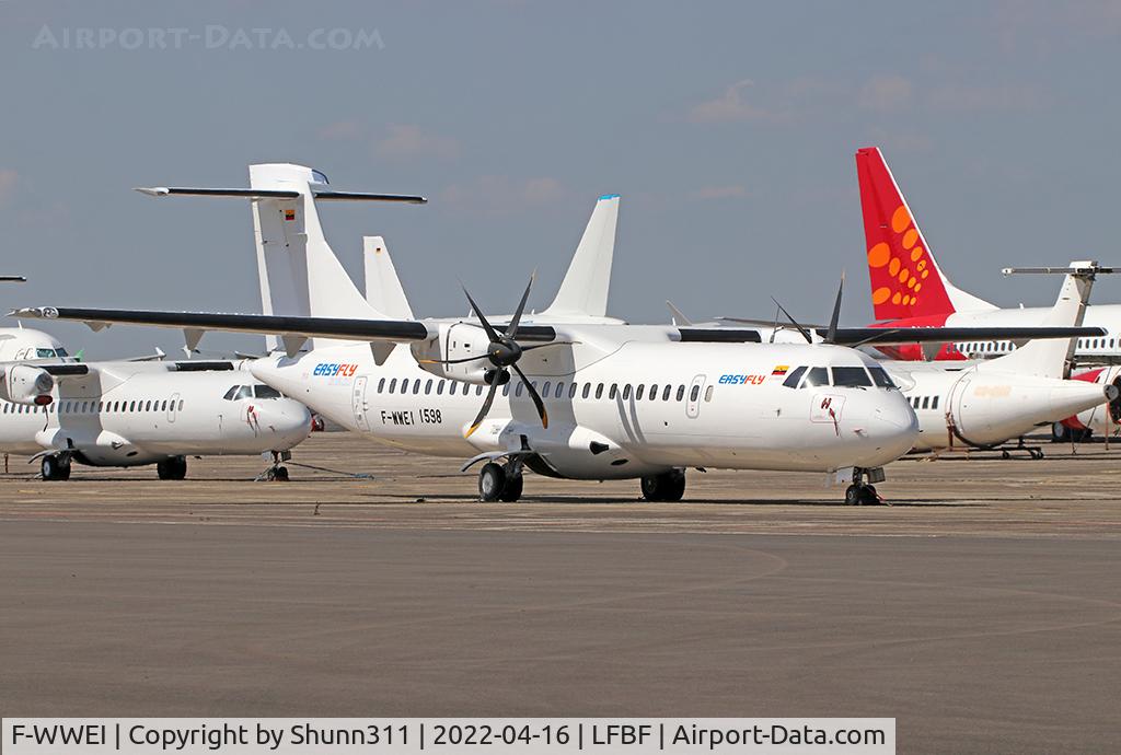 F-WWEI, 2020 ATR 72-600 C/N 1578, C/n 1598 - To be HK-5412 but Ntu...
