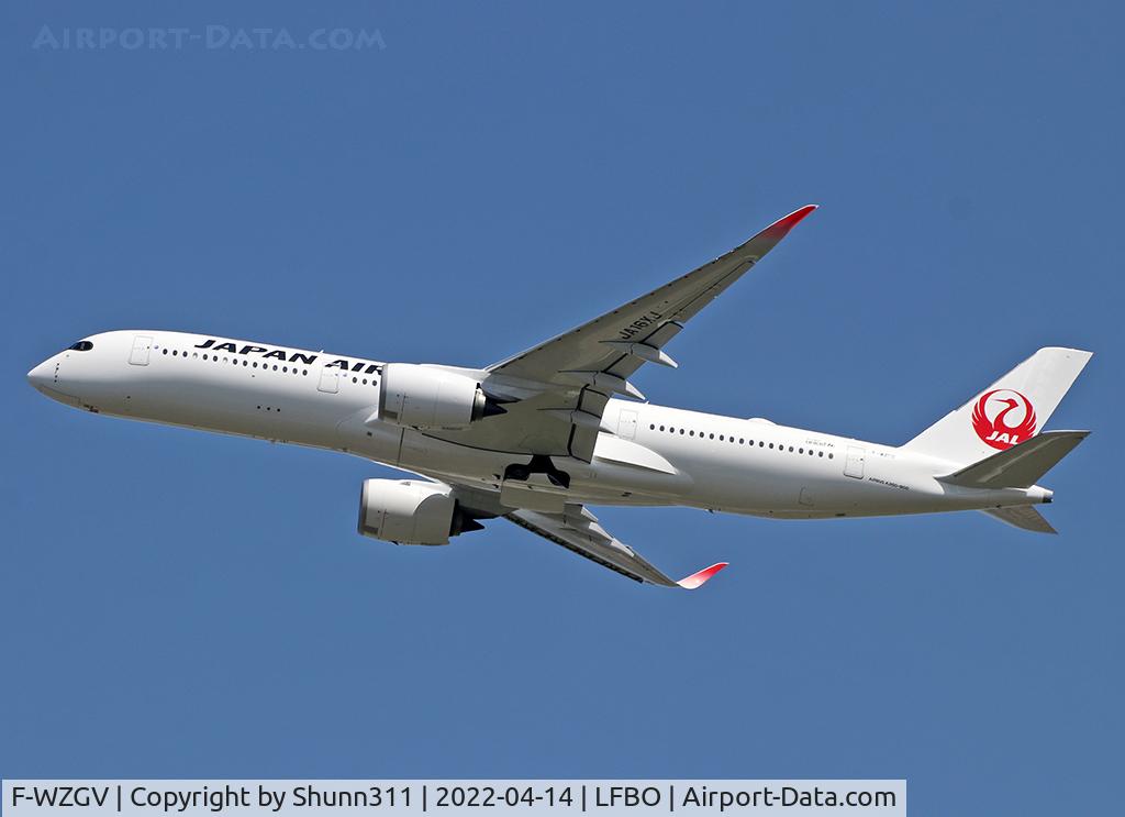 F-WZGV, 2022 Airbus A350-941 C/N 0552, C/n 0552 - To be JA16XJ
