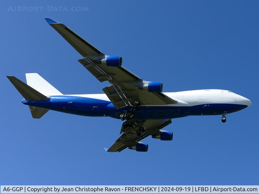 A6-GGP, 1995 Boeing 747-412F/SCD C/N 28032, Dubai Air Wing from Dubai landing runway 05