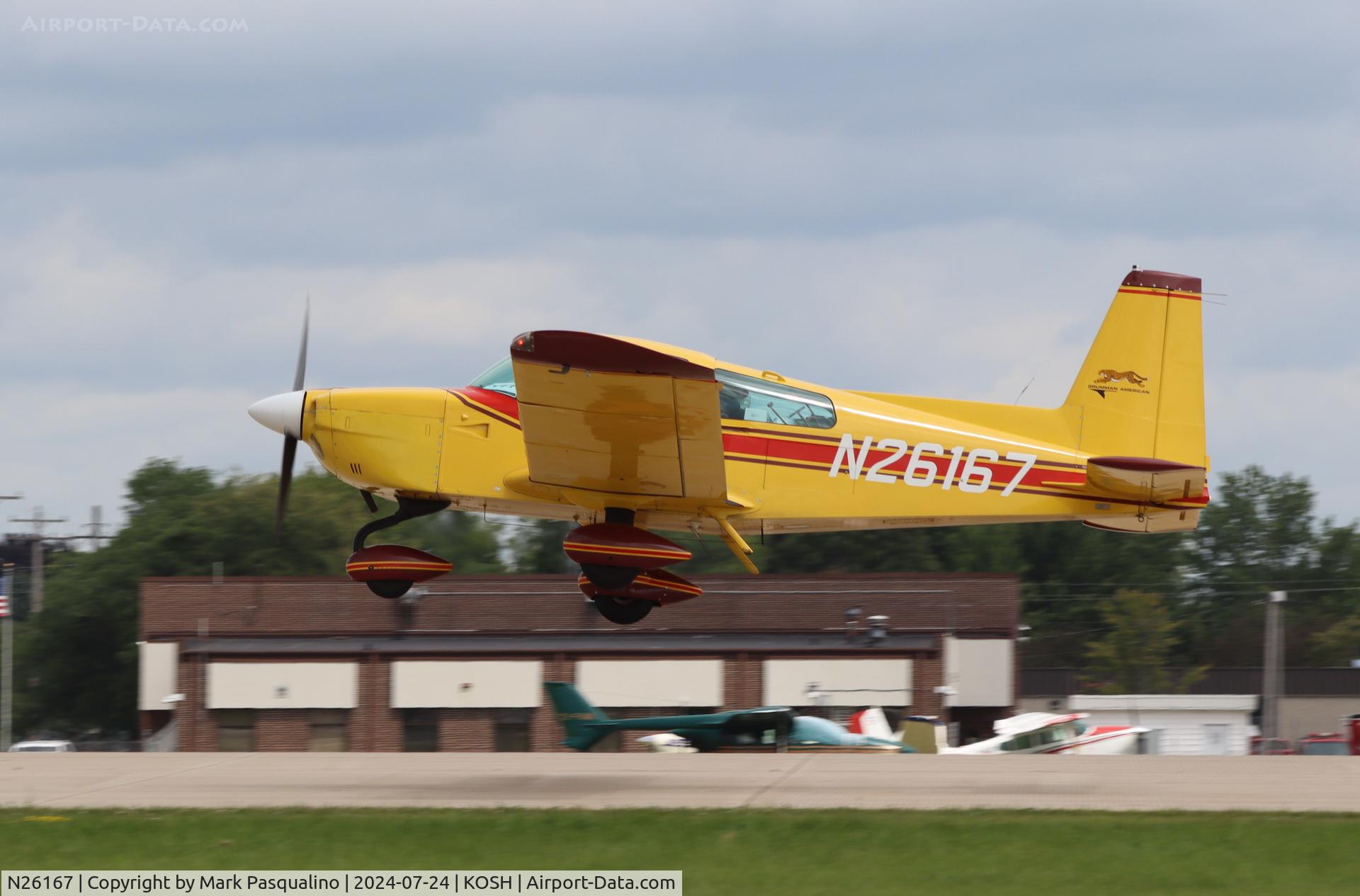 N26167, 1977 Grumman American AA-5A Cheetah C/N AA5A0461, Grumman American AA-5A