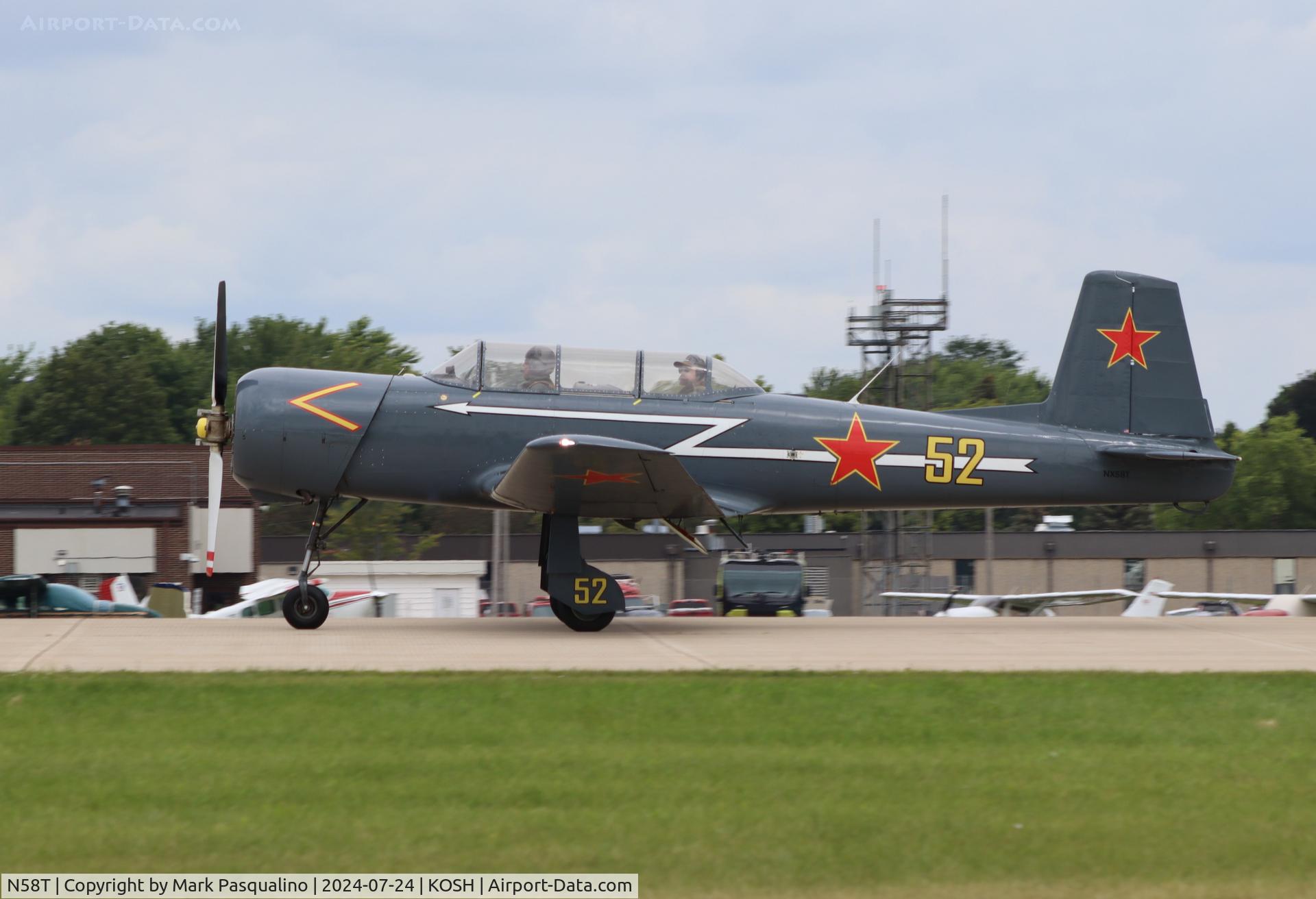 N58T, 1972 Nanchang CJ-6 C/N 2851208, Nanchang CJ-6