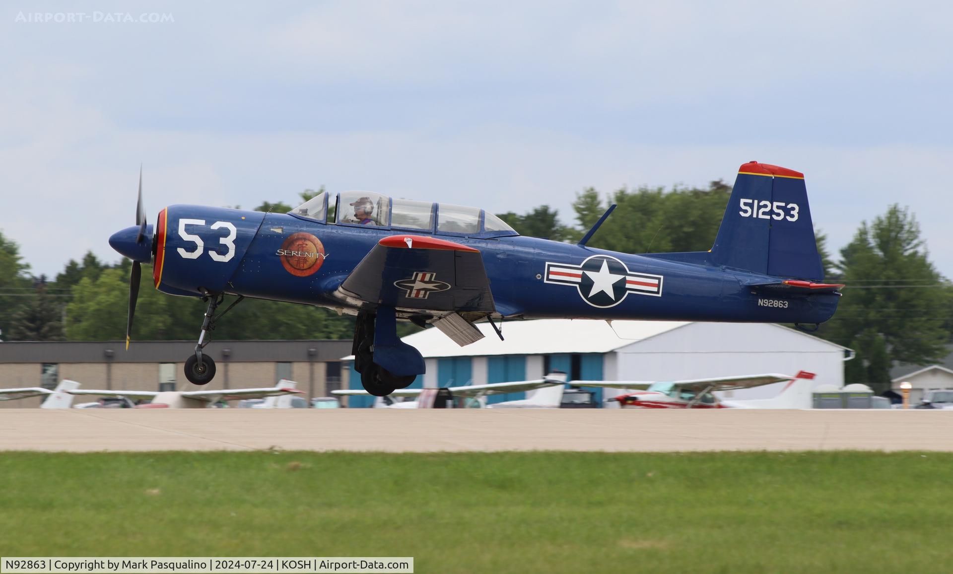 N92863, 1972 Nanchang CJ-6A C/N 2851253, Nanchang CJ-6A