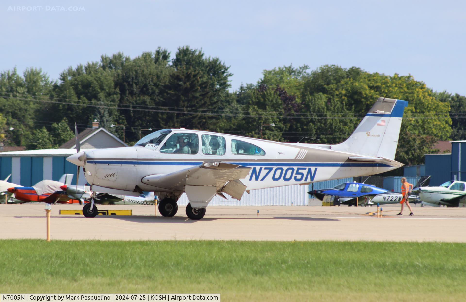 N7005N, 1967 Beech E33A Bonanza C/N CE-184, Beech E33A