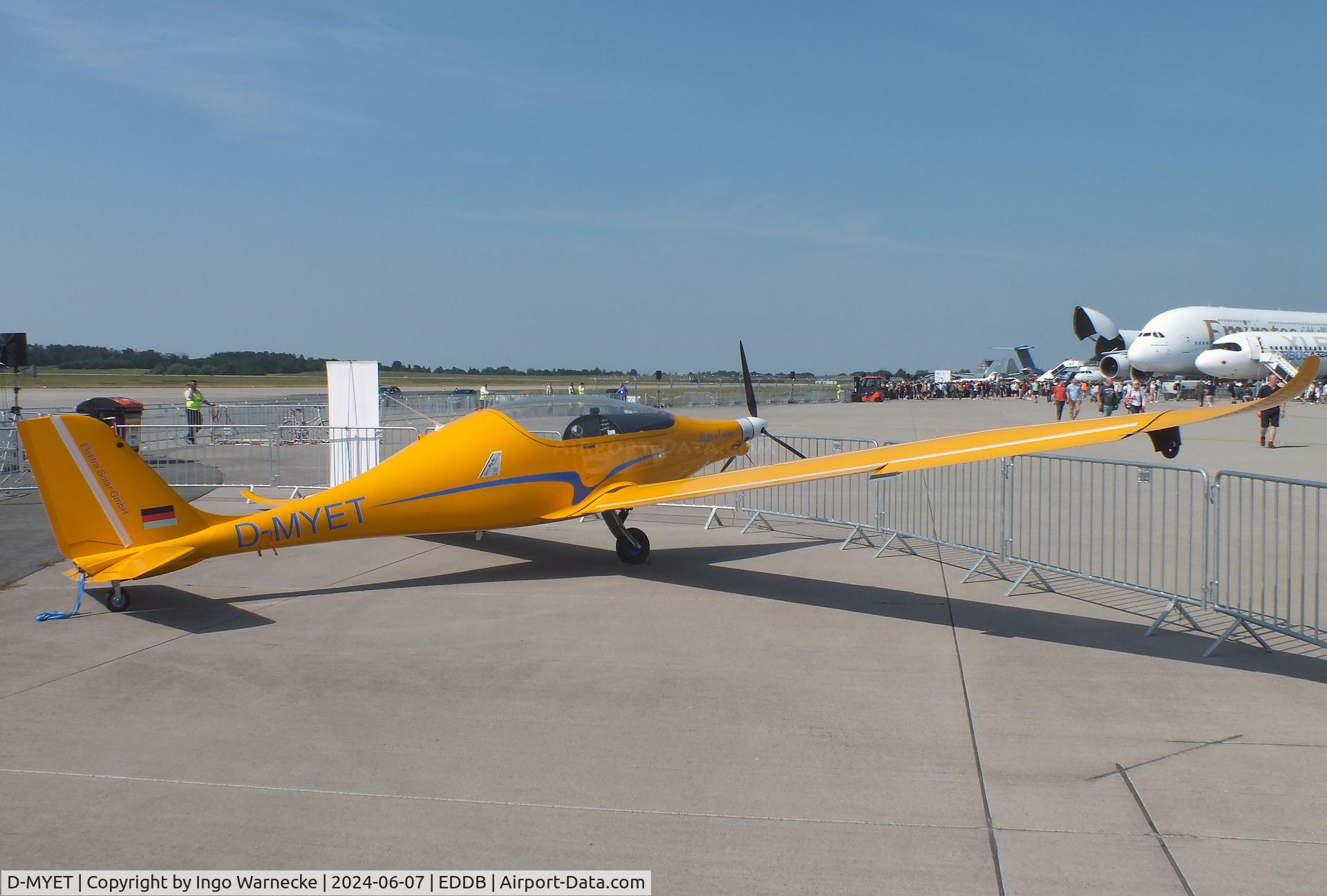 D-MYET, 2022 Elektra Solar Elektra Trainer C/N 001, Elektra Solar Elektra Trainer prototype at ILA 2024, Berlin
