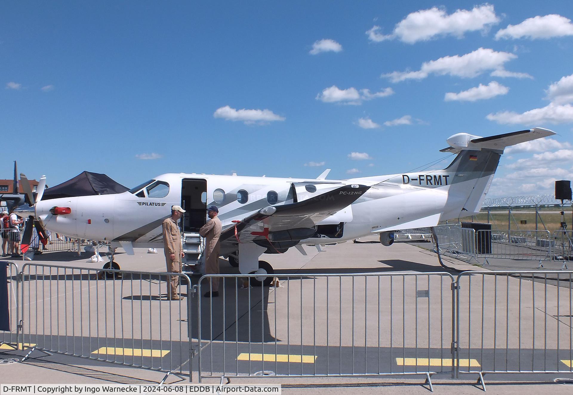 D-FRMT, 2009 Pilatus PC-12/47E NG C/N 1186, Pilatus PC-12/47E NG of E.I.S. Aircraft at ILA 2024, Berlin