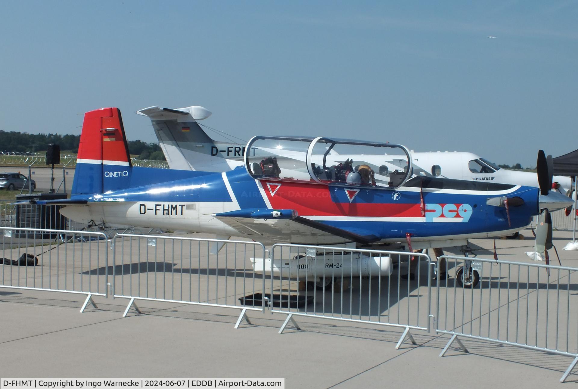 D-FHMT, Pilatus PC-9 C/N 171, Pilatus PC-9B of E.I.S. Aircraft at ILA 2024, Berlin