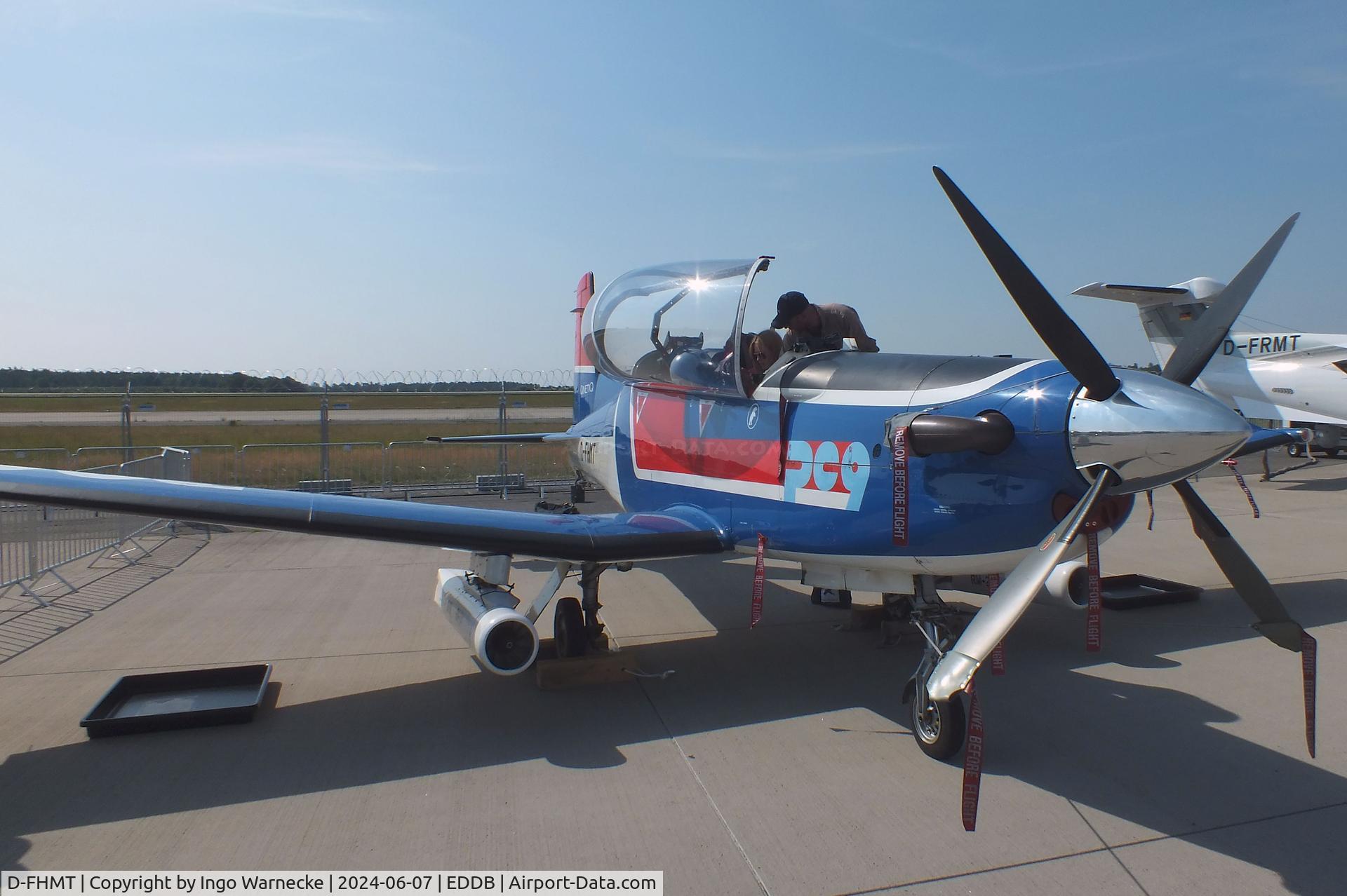 D-FHMT, Pilatus PC-9 C/N 171, Pilatus PC-9B of E.I.S. Aircraft at ILA 2024, Berlin