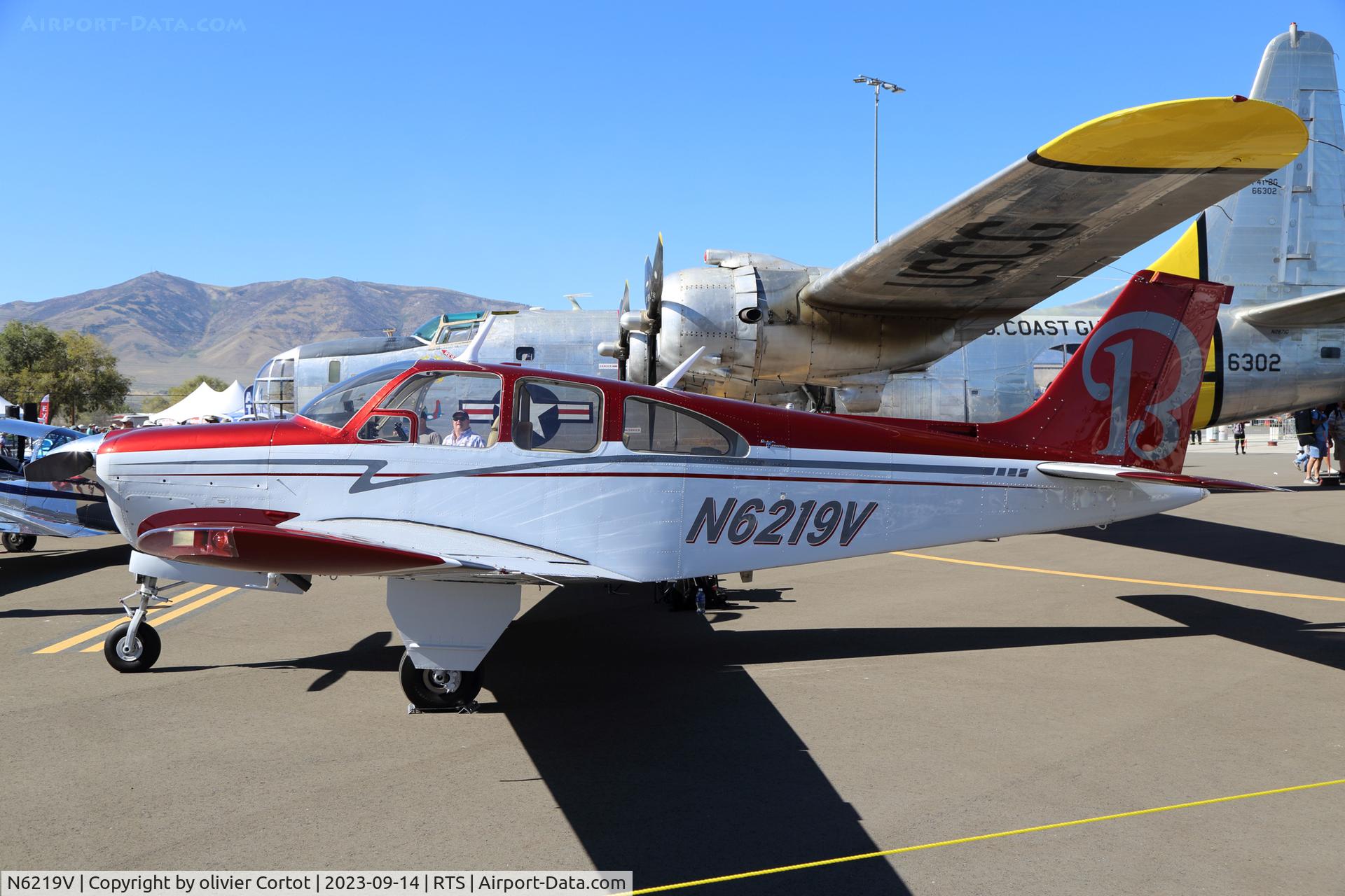 N6219V, 1967 Beech 35-C33 Debonair C/N CD-1114, 2023 Reno air races