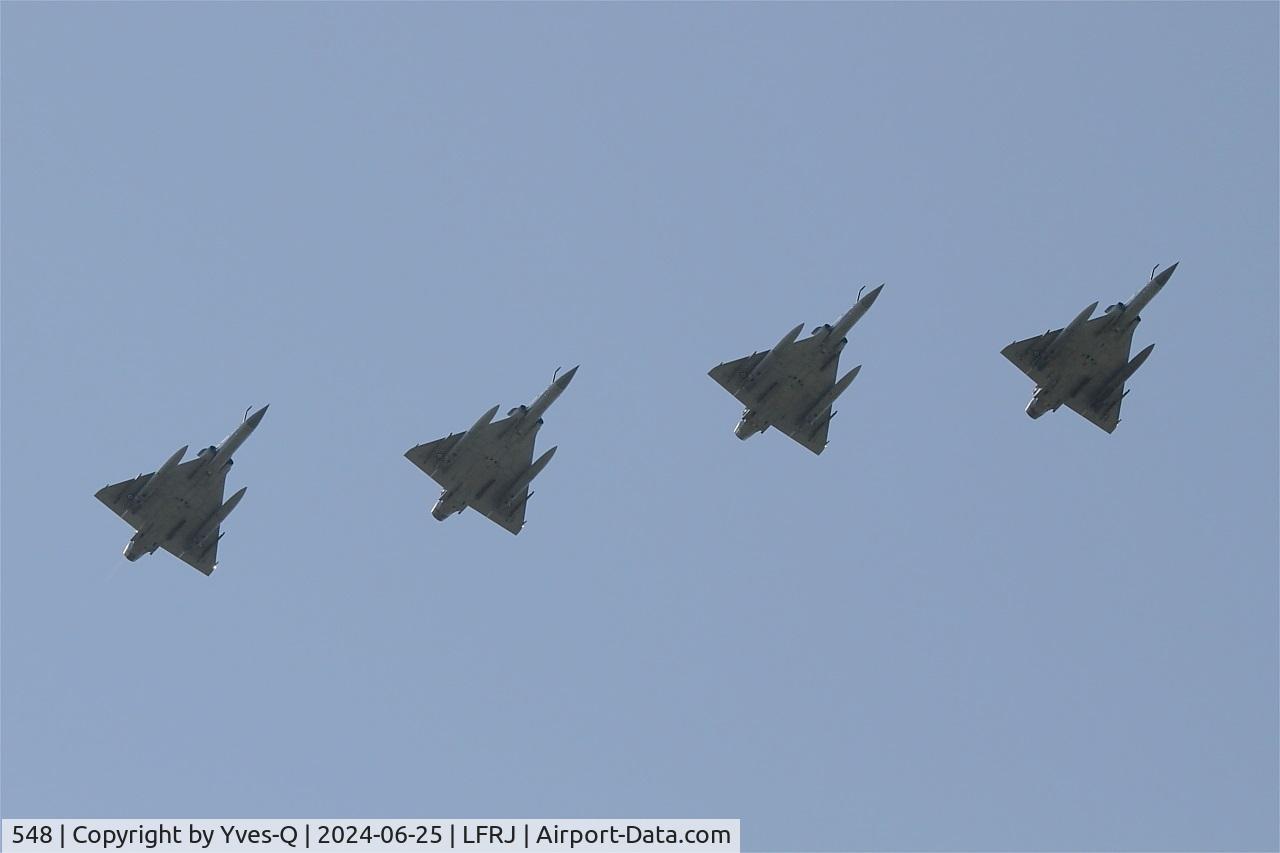 548, Dassault Mirage 2000-5 EG C/N 548, Ocean hit 2024 - Dassault Mirage 2000-5 EG avec Mirage 2000-5 EG N° 552, 553, Mirage 2000-5 BG N° 509, landivisiau naval air base (LFRJ)