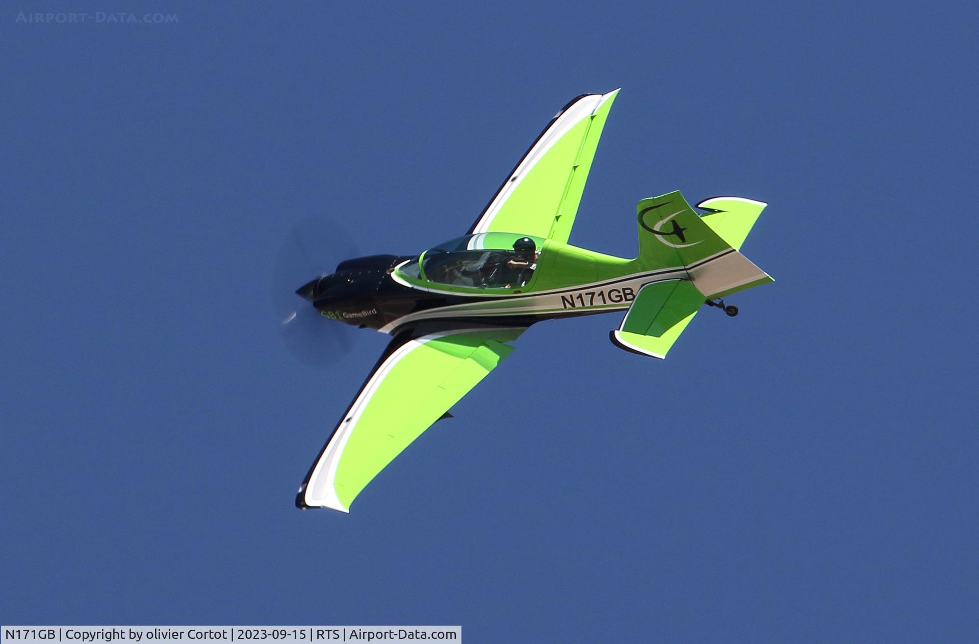 N171GB, 2015 Game Composites GBI Gamebird C/N 001, 2023 Reno air races