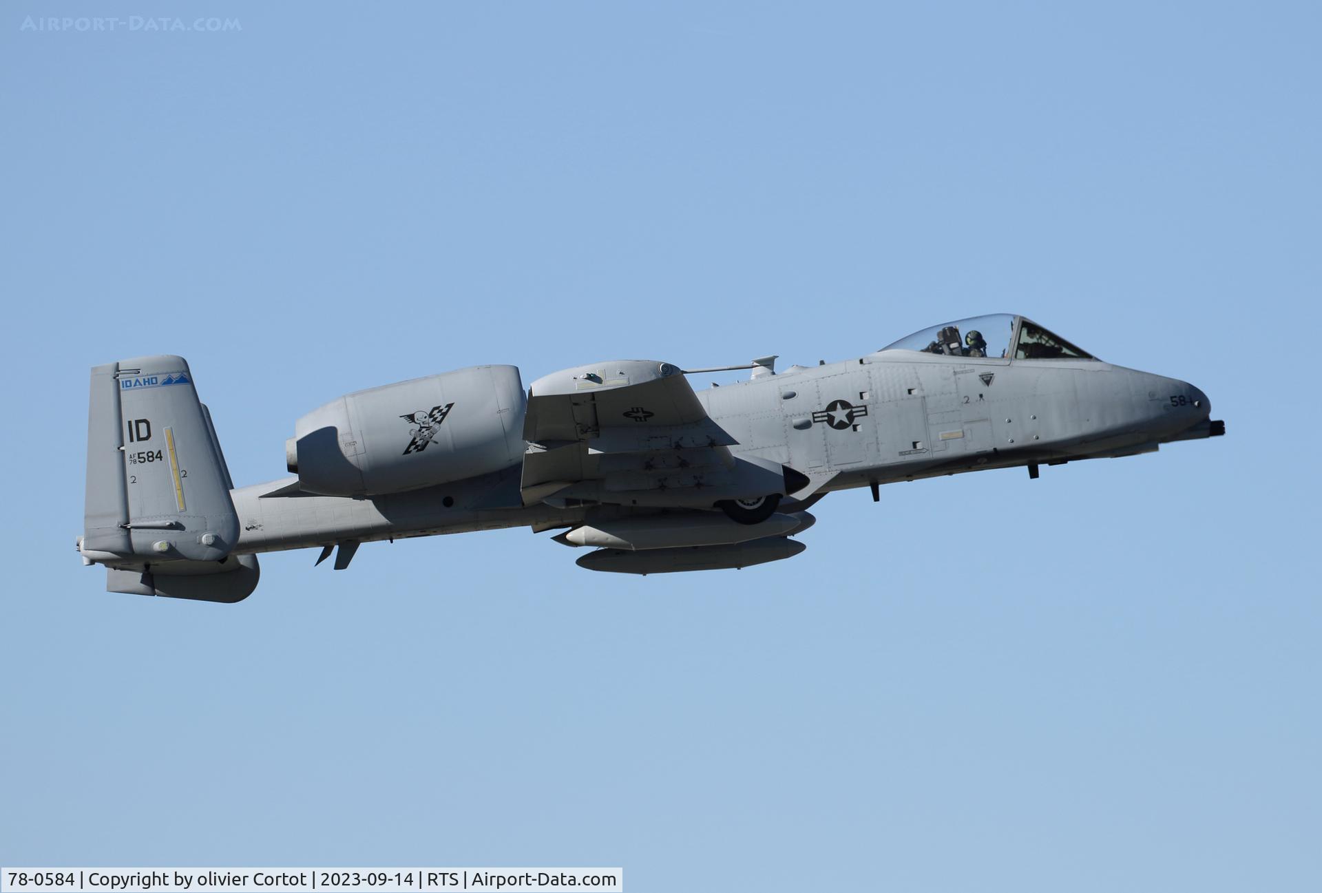 78-0584, 1978 Fairchild Republic A-10C Thunderbolt II C/N A10-0204, 2023 Reno air races