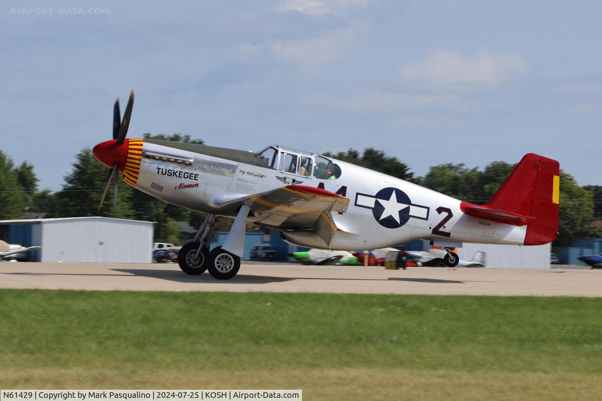 N61429, 1942 North American P-51C Mustang C/N 103-26199, North American P-51C