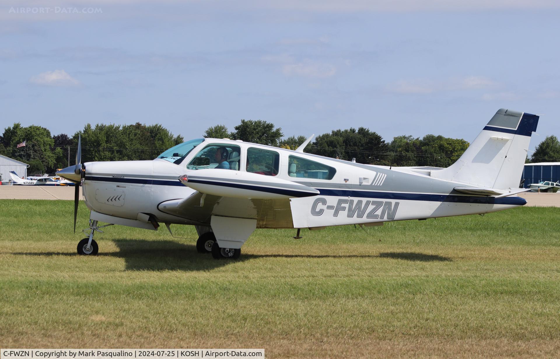 C-FWZN, 1990 Beech F33A Bonanza C/N CE-1462, Beech F33A